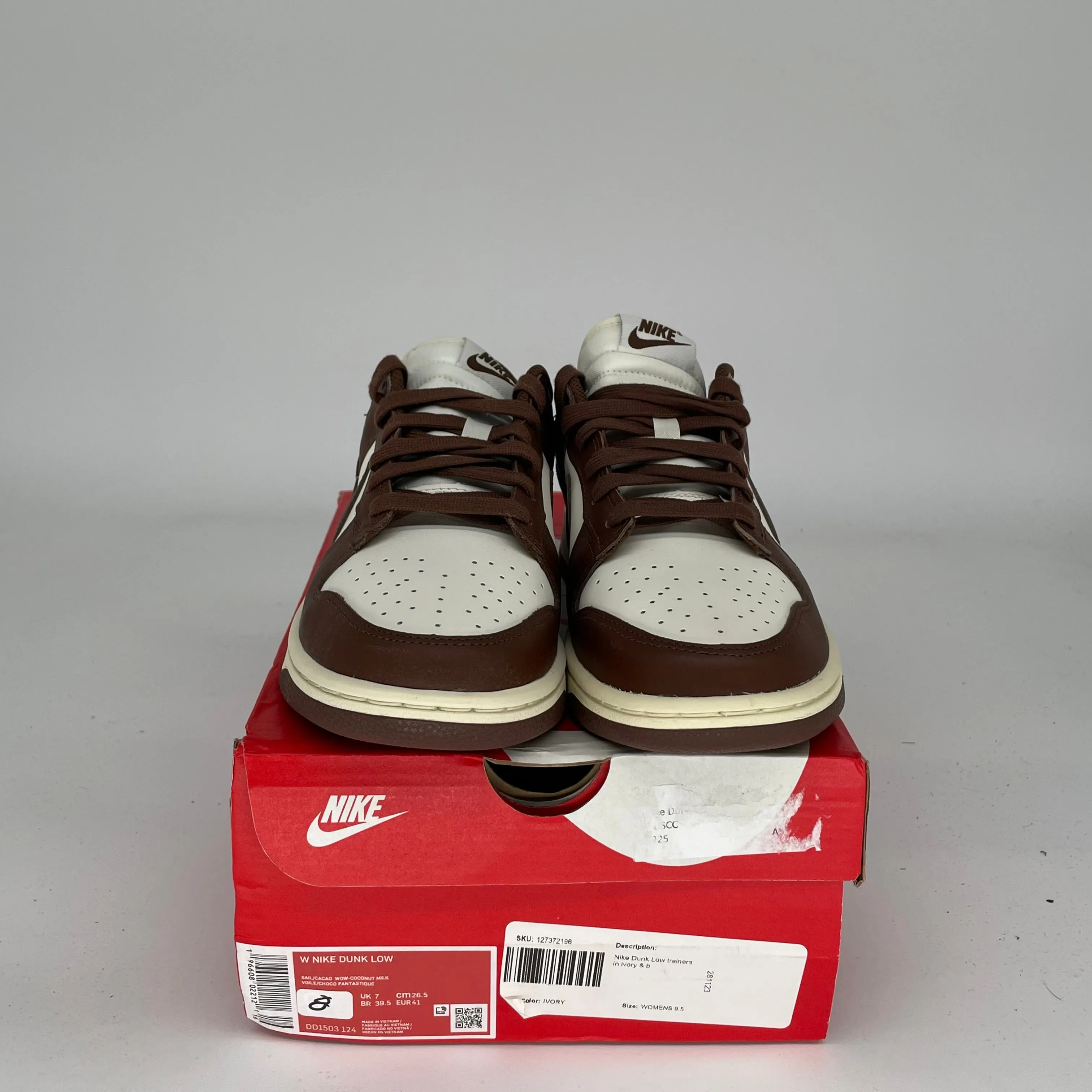 NIKE DUNK LOW CACAO WOW W SIZE 8/9.5W DD1503-124