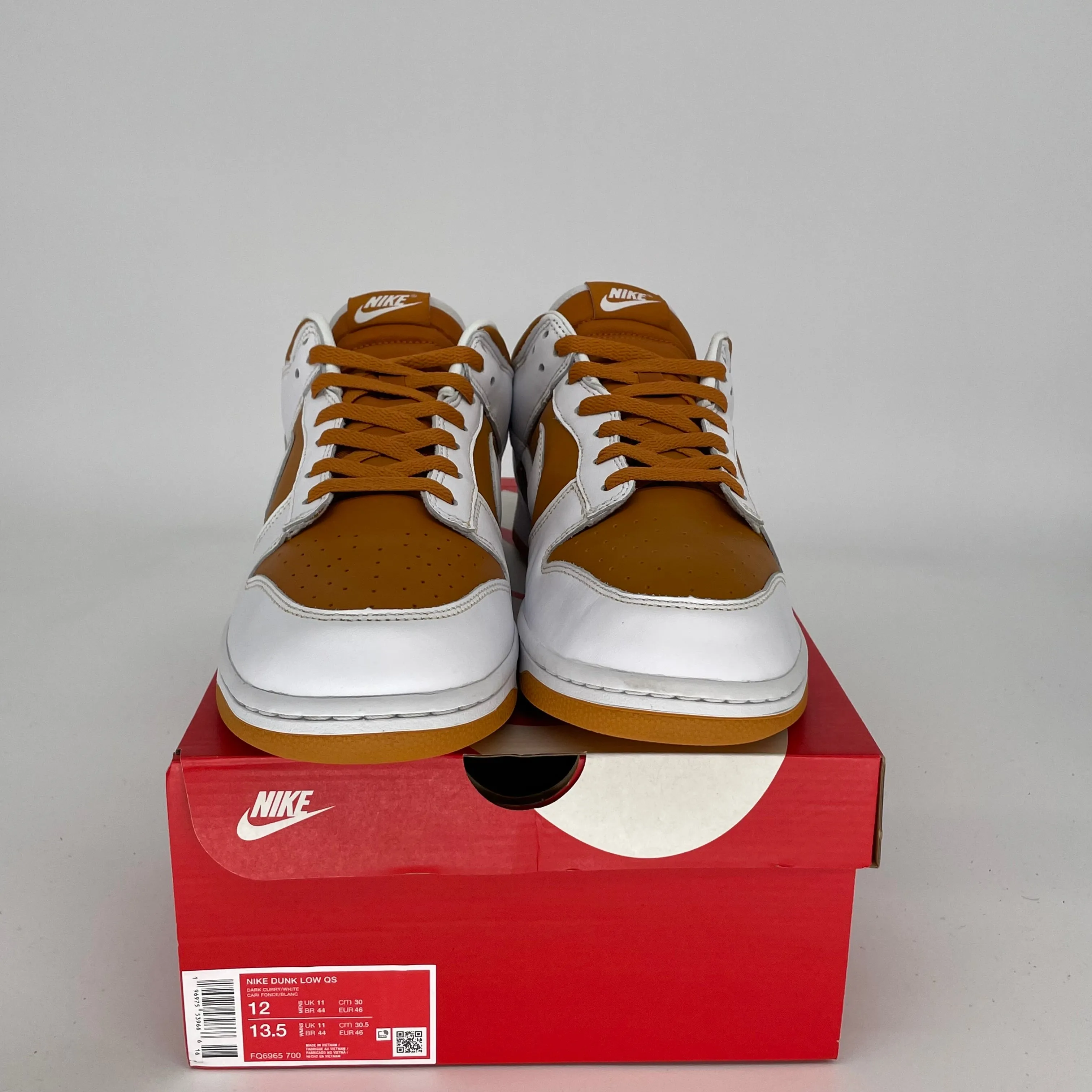 NIKE DUNK LOW CO JP REVERSE CURRY SIZE 12 FQ6965-700