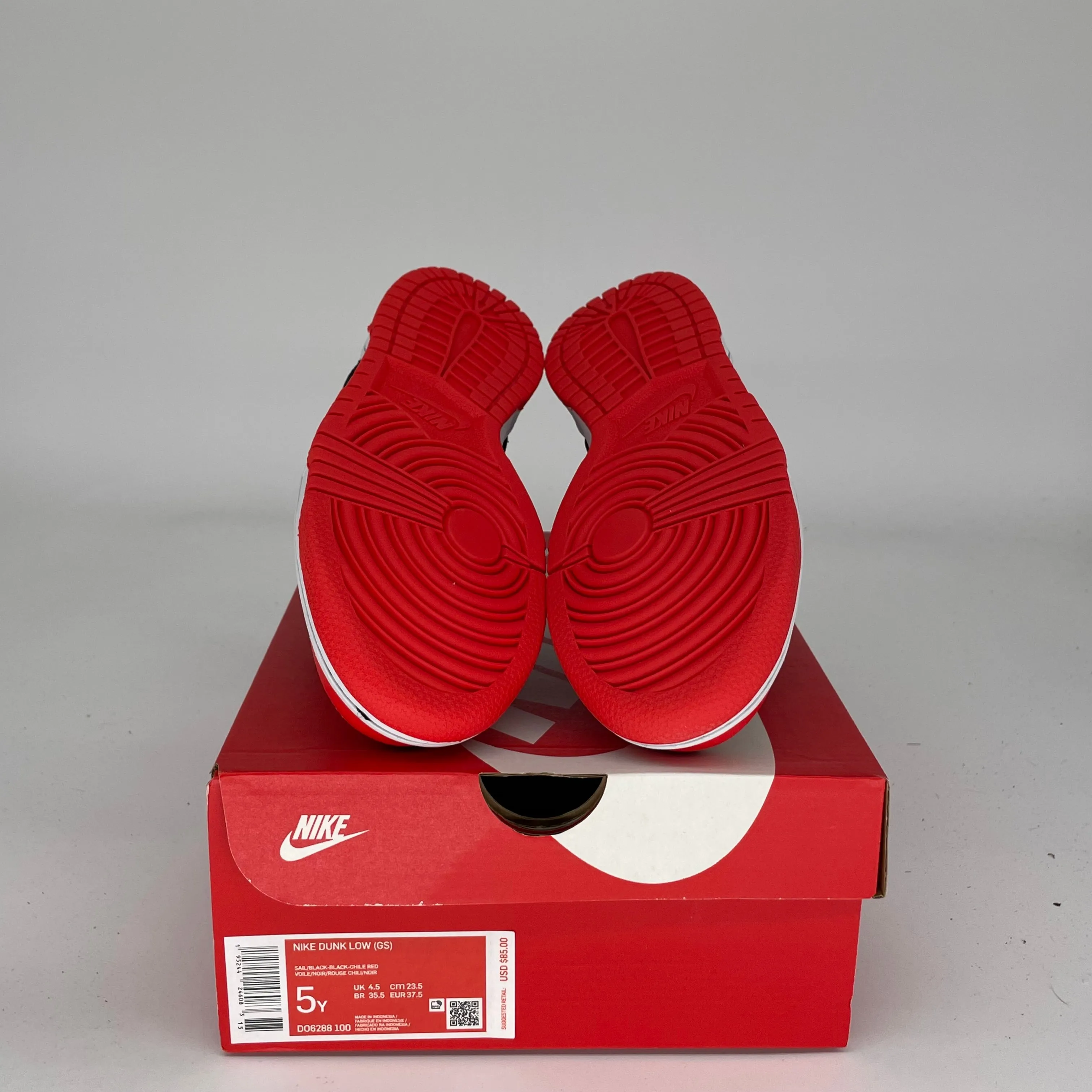 NIKE DUNK LOW NBA 75TH ANNIVERSARY CHICAGO SIZE 5Y DO6288-100