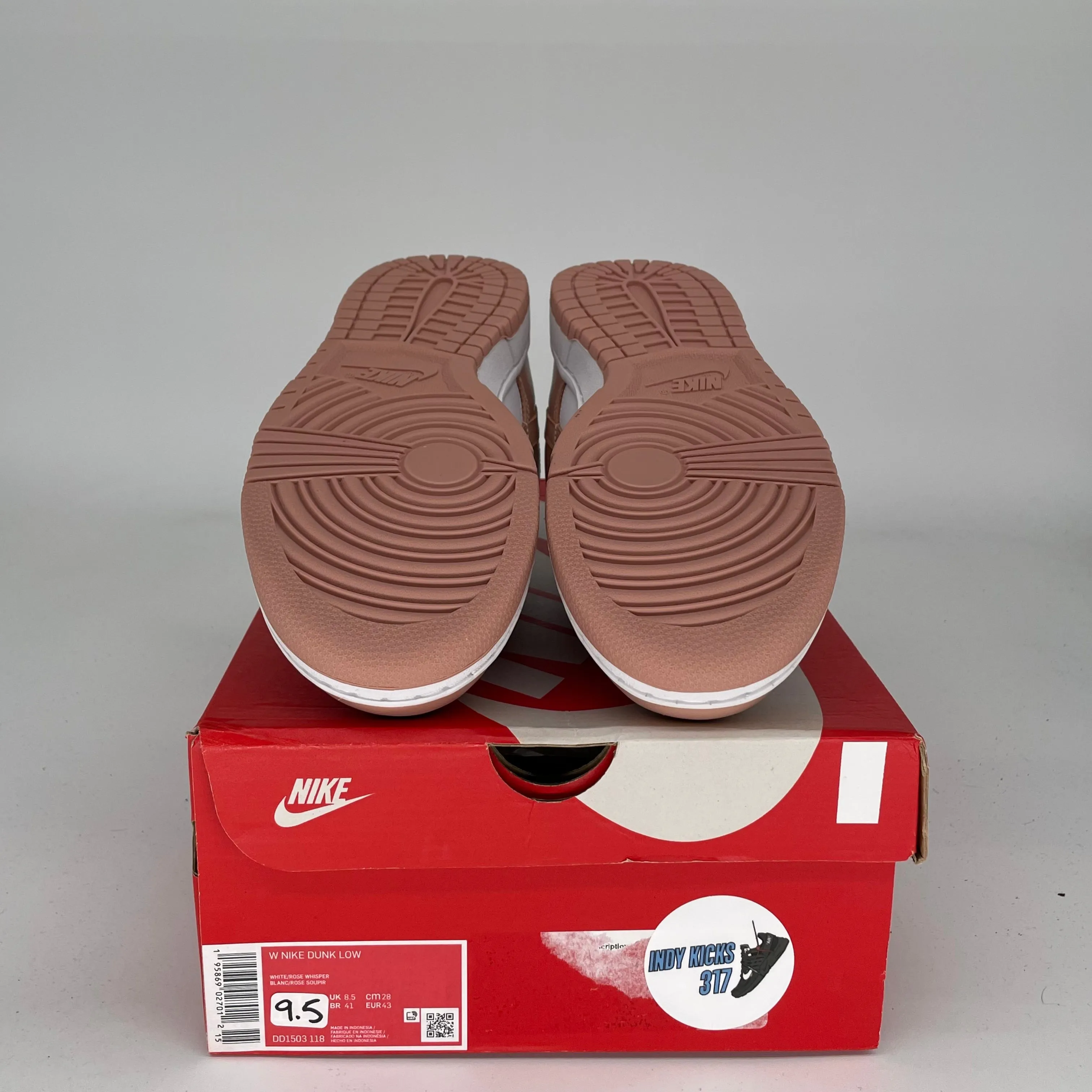 NIKE DUNK LOW ROSE WHISPER W SIZE 9.5/11W DD1503-118