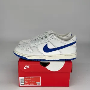 NIKE DUNK LOW SUMMIT WHITE HYPER ROYAL SIZE 6.5Y DH9765-105