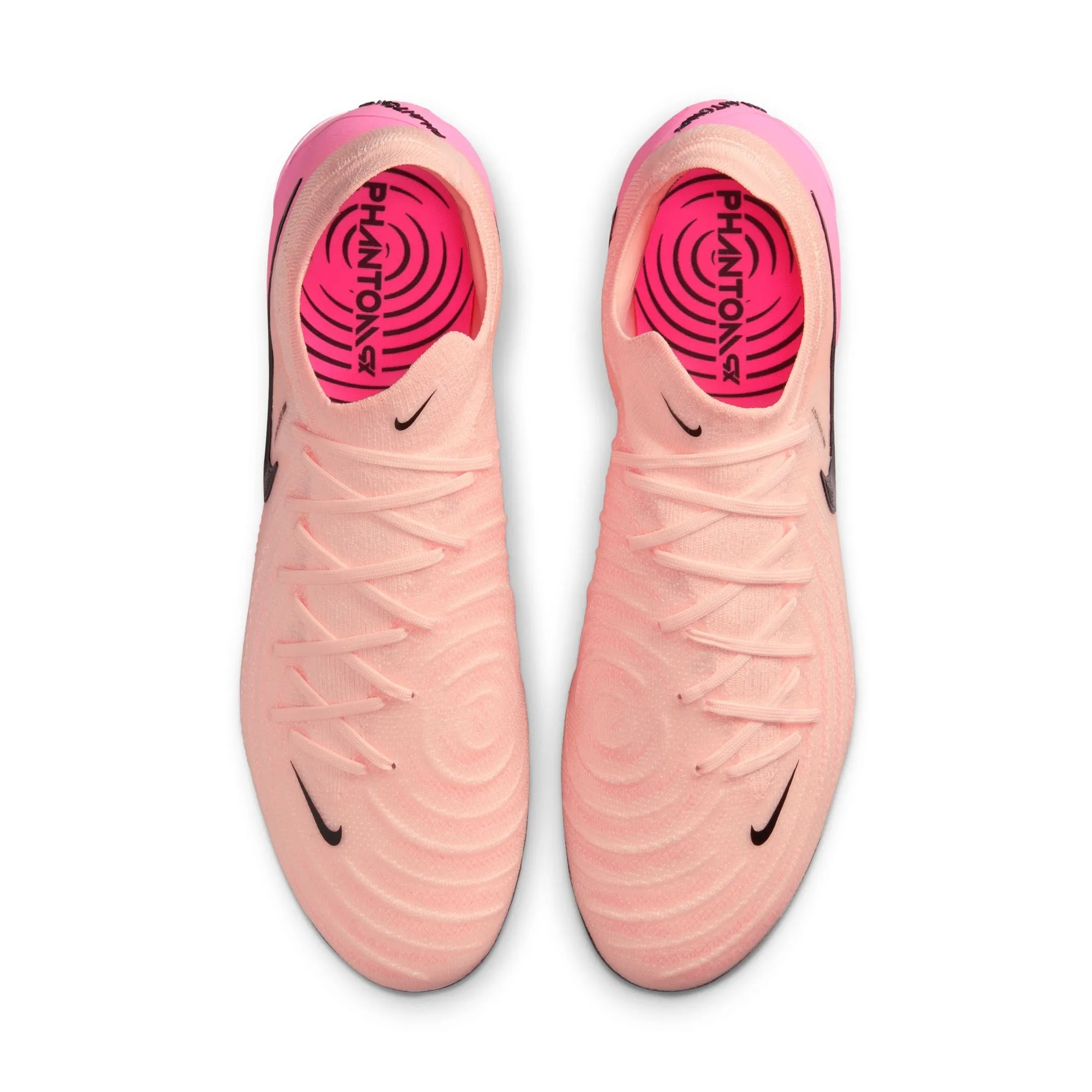 Nike Phantom GX Elite FG Firm Ground Soccer Cleat -Chrimson Tint/ Black- Pink Blast