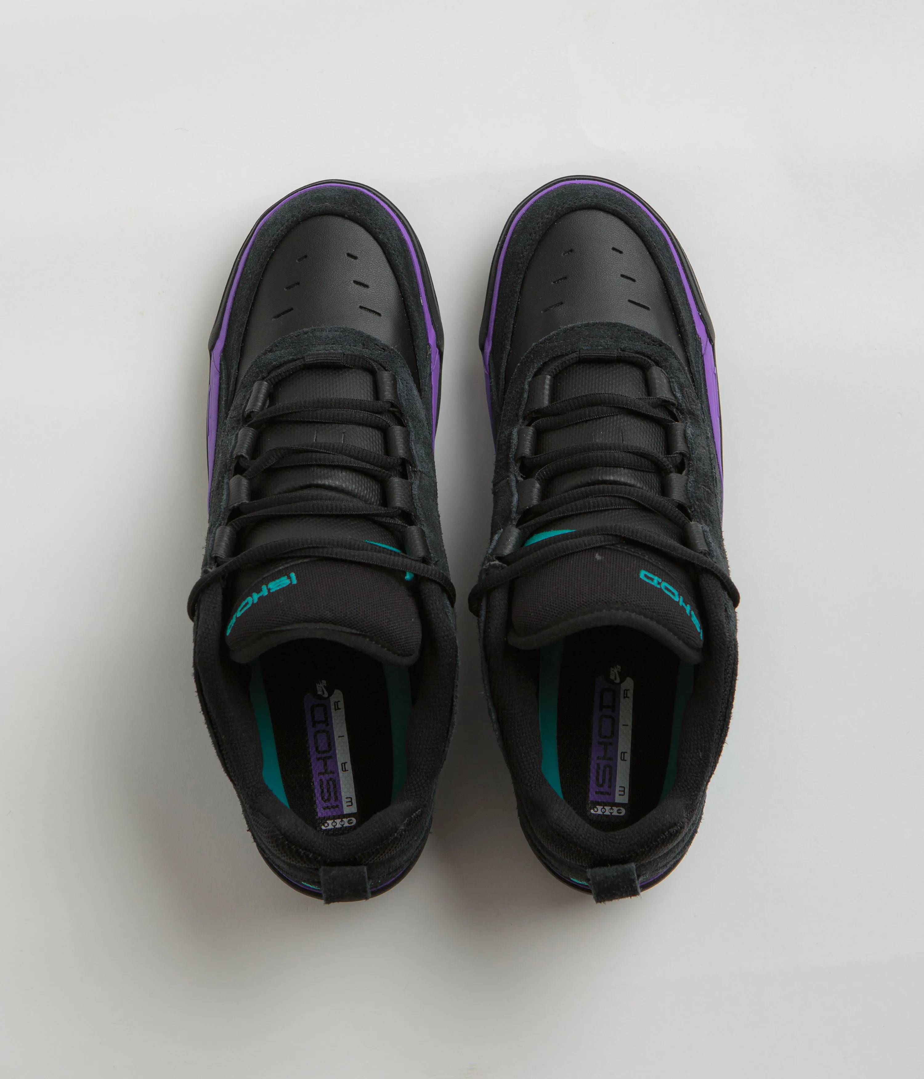 Nike SB Air Max Ishod Shoes - Black / Dusty Cactus - Black - Persian Violet Nike SB Clothing