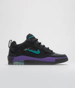 Nike SB Air Max Ishod Shoes - Black / Dusty Cactus - Black - Persian Violet Nike SB Clothing