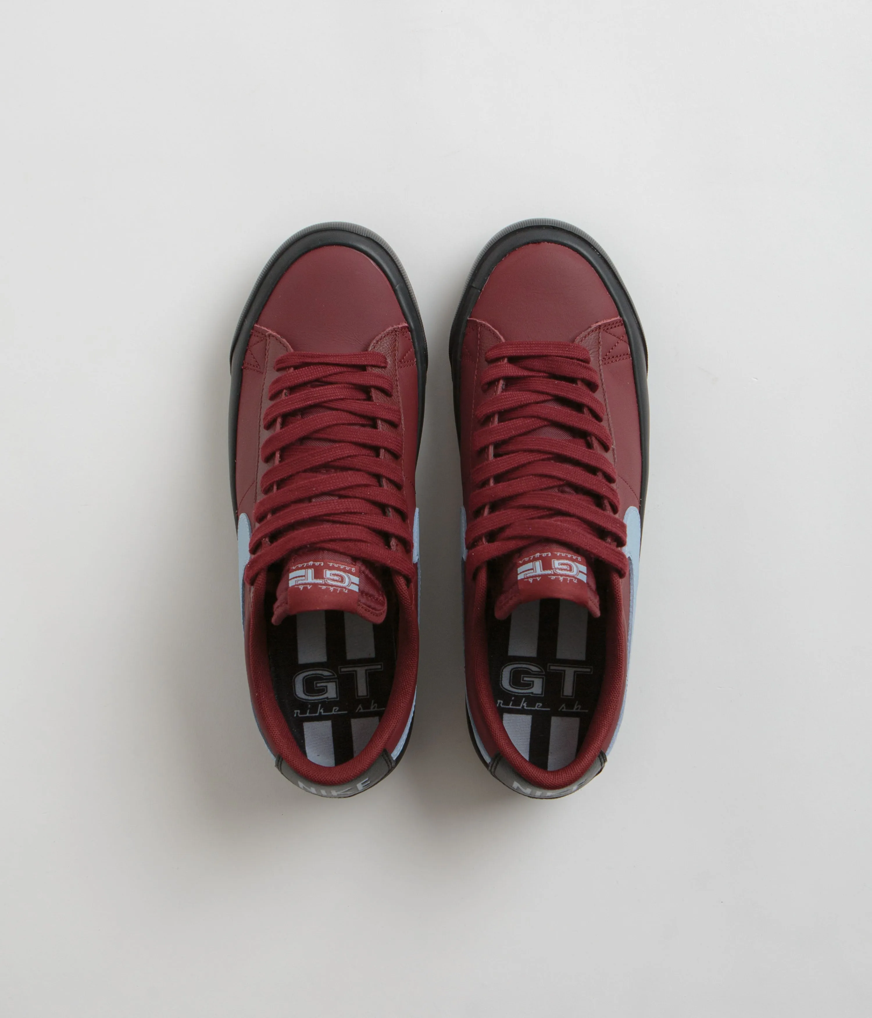 Nike SB Blazer Low Pro GT Shoes - Dark Team Red / Light Armory Blue Nike SB Clothing