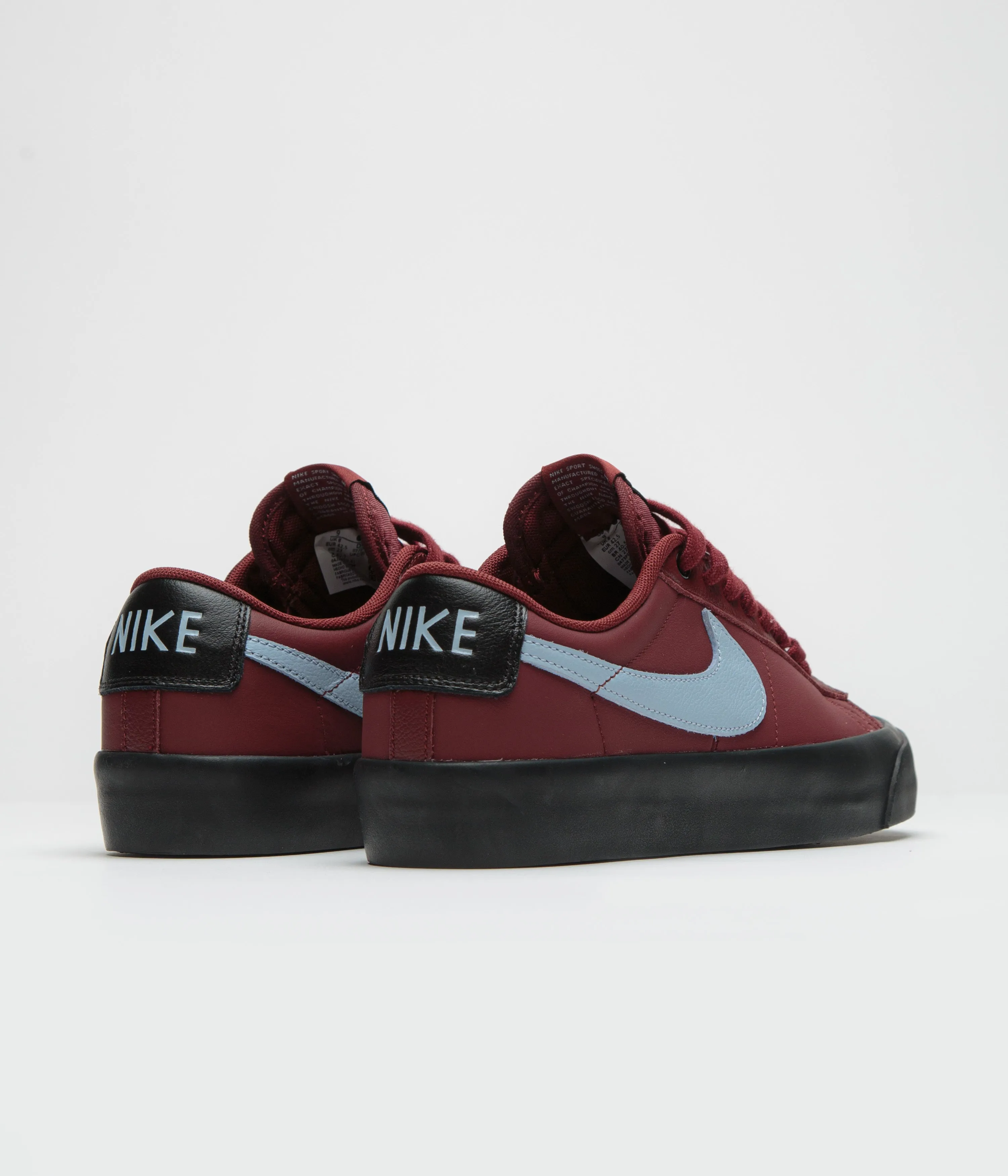 Nike SB Blazer Low Pro GT Shoes - Dark Team Red / Light Armory Blue Nike SB Clothing