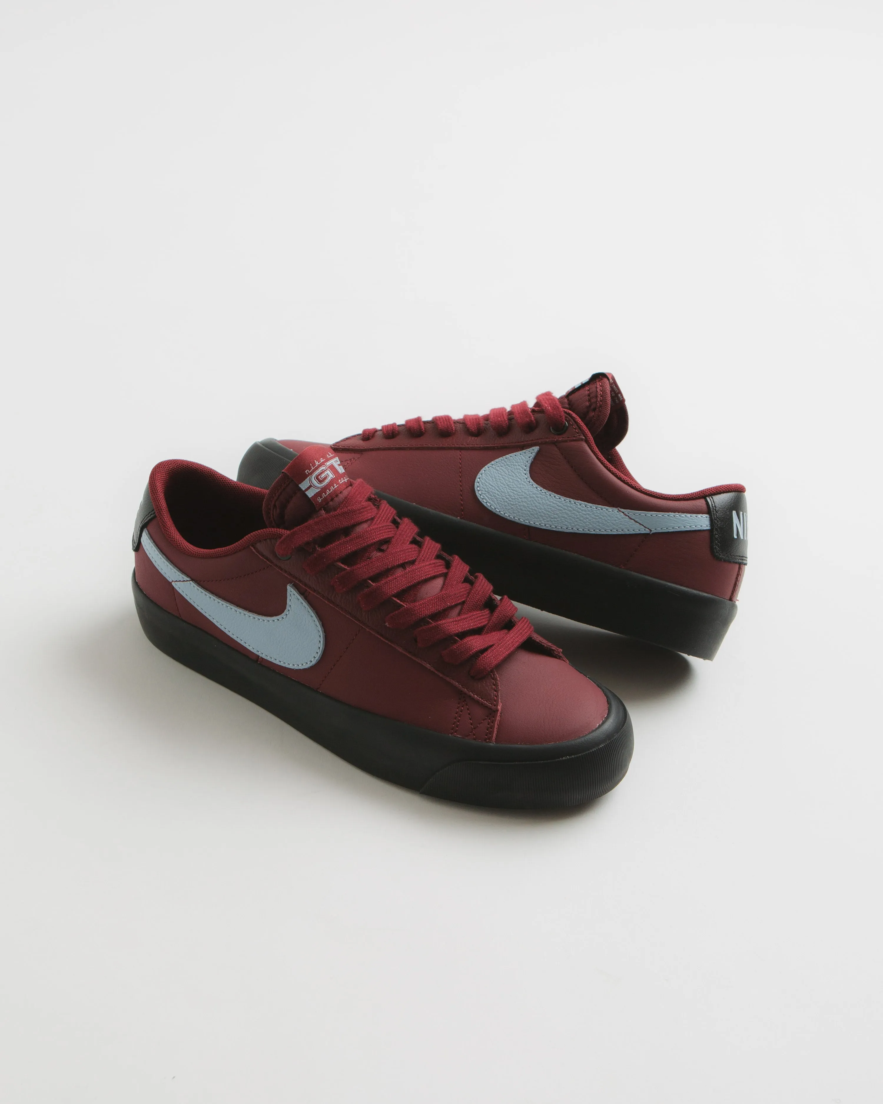 Nike SB Blazer Low Pro GT Shoes - Dark Team Red / Light Armory Blue Nike SB Clothing