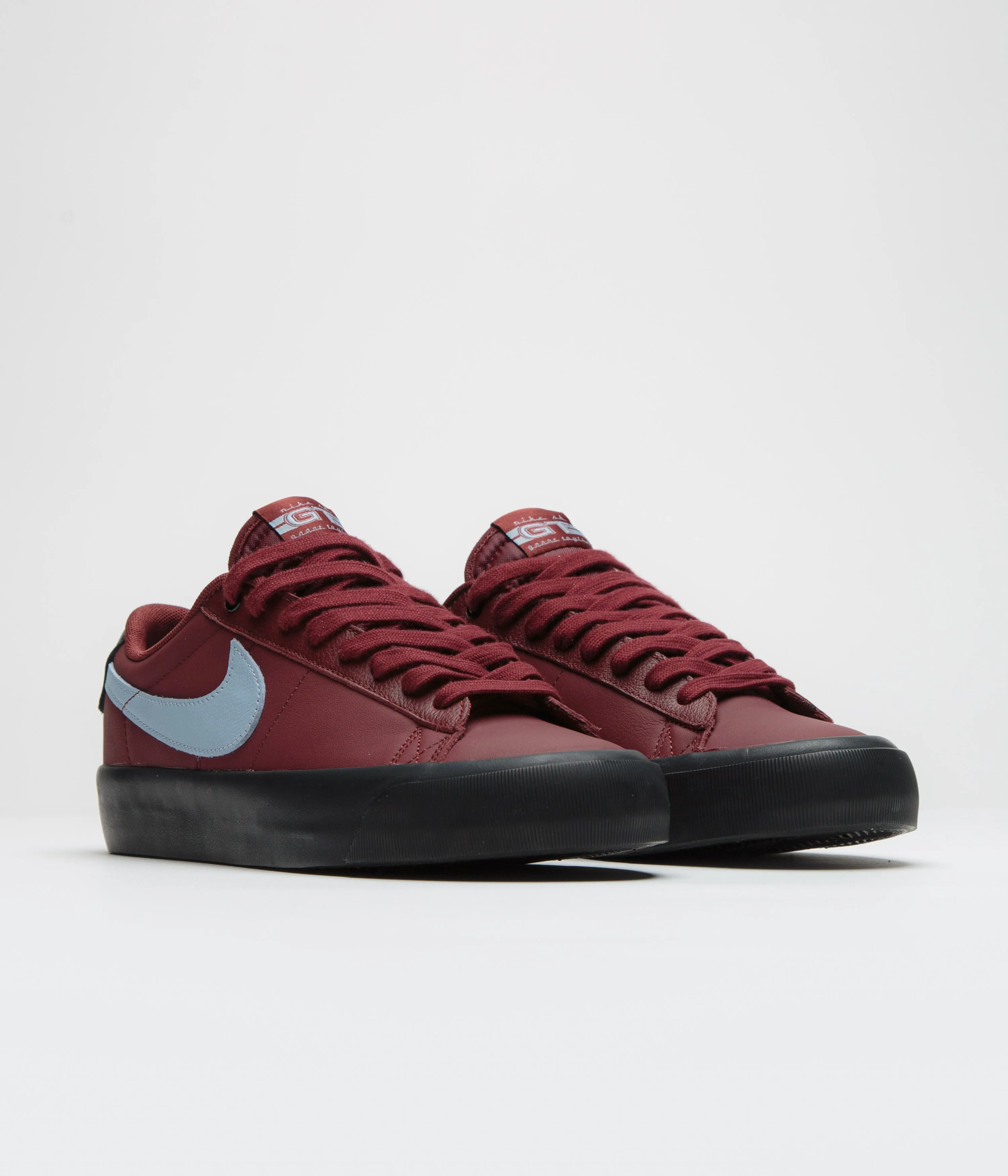 Nike SB Blazer Low Pro GT Shoes - Dark Team Red / Light Armory Blue Nike SB Clothing