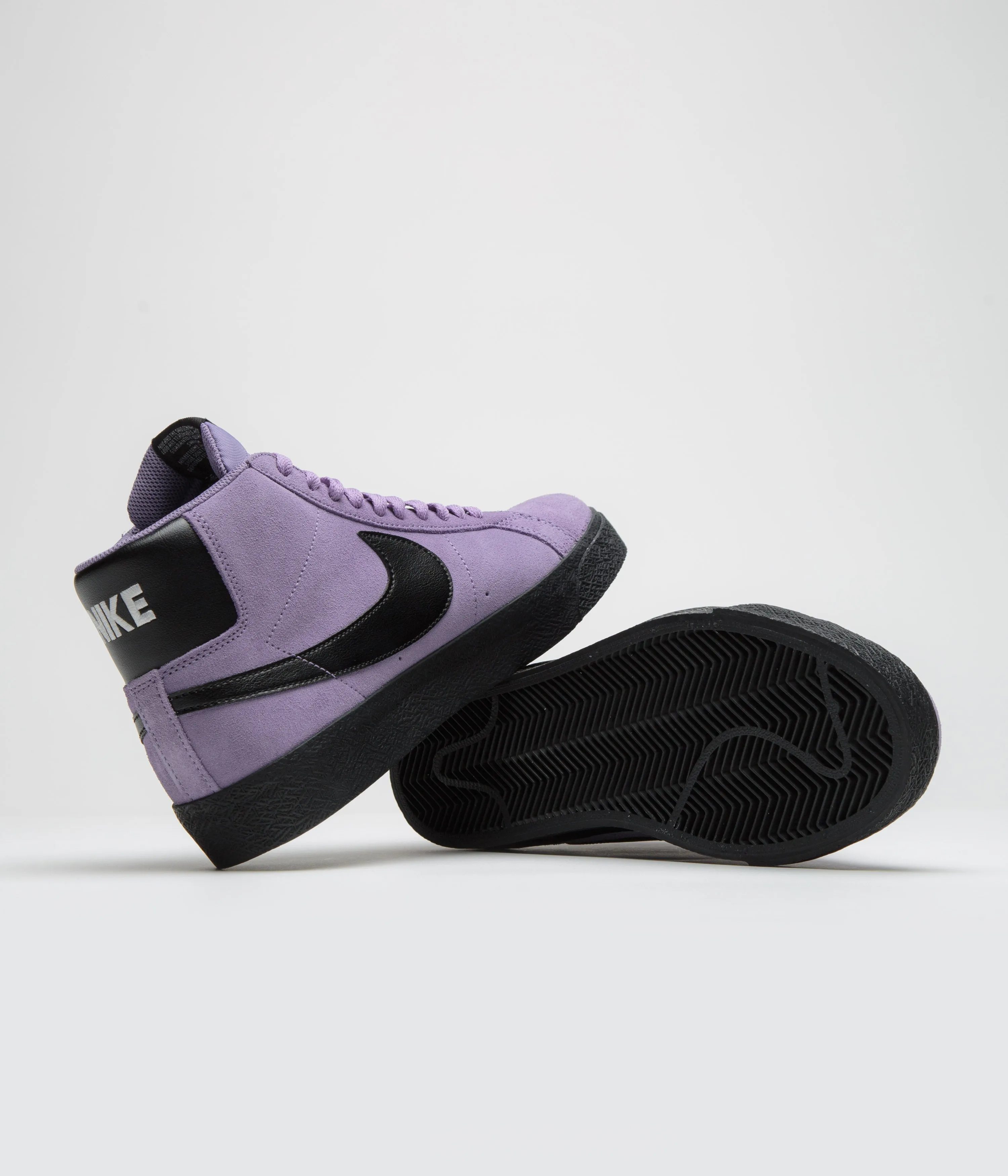 Nike SB Blazer Mid Shoes - Dusty Amethyst / Black - Dusty Amethyst Nike SB Clothing