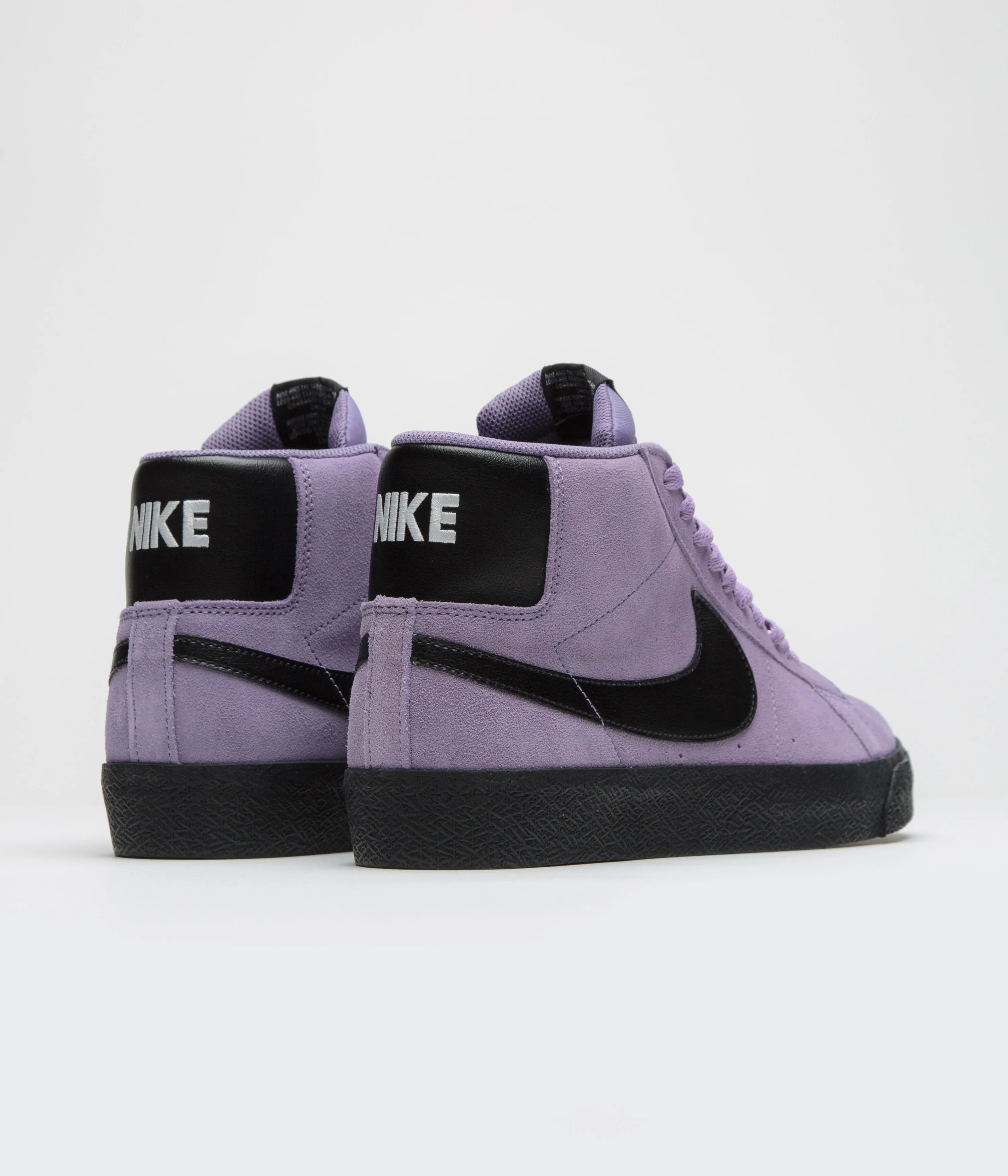 Nike SB Blazer Mid Shoes - Dusty Amethyst / Black - Dusty Amethyst Nike SB Clothing