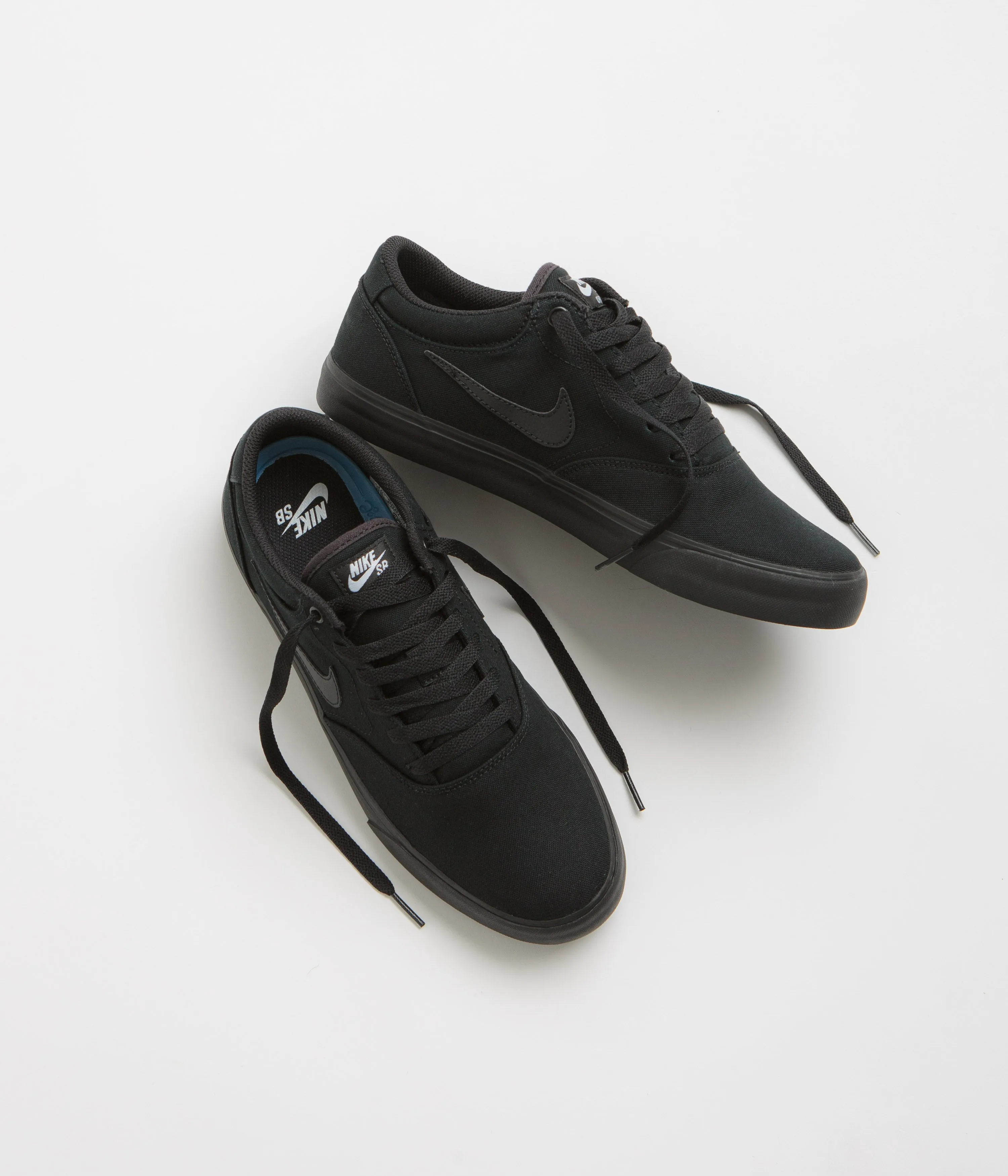 Nike SB Chron 2 Canvas Shoes - Black / Black - Black Nike SB Clothing