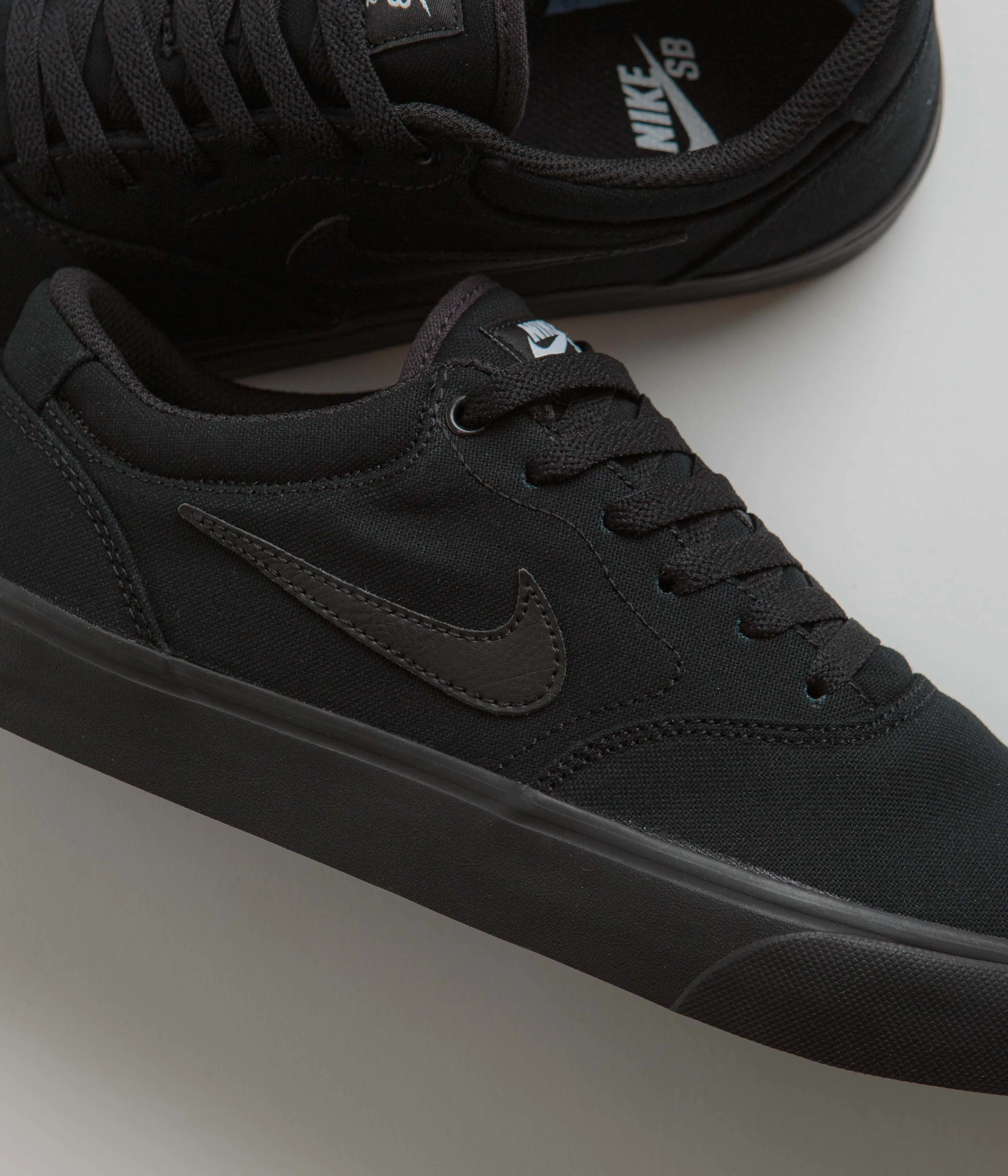 Nike SB Chron 2 Canvas Shoes - Black / Black - Black Nike SB Clothing