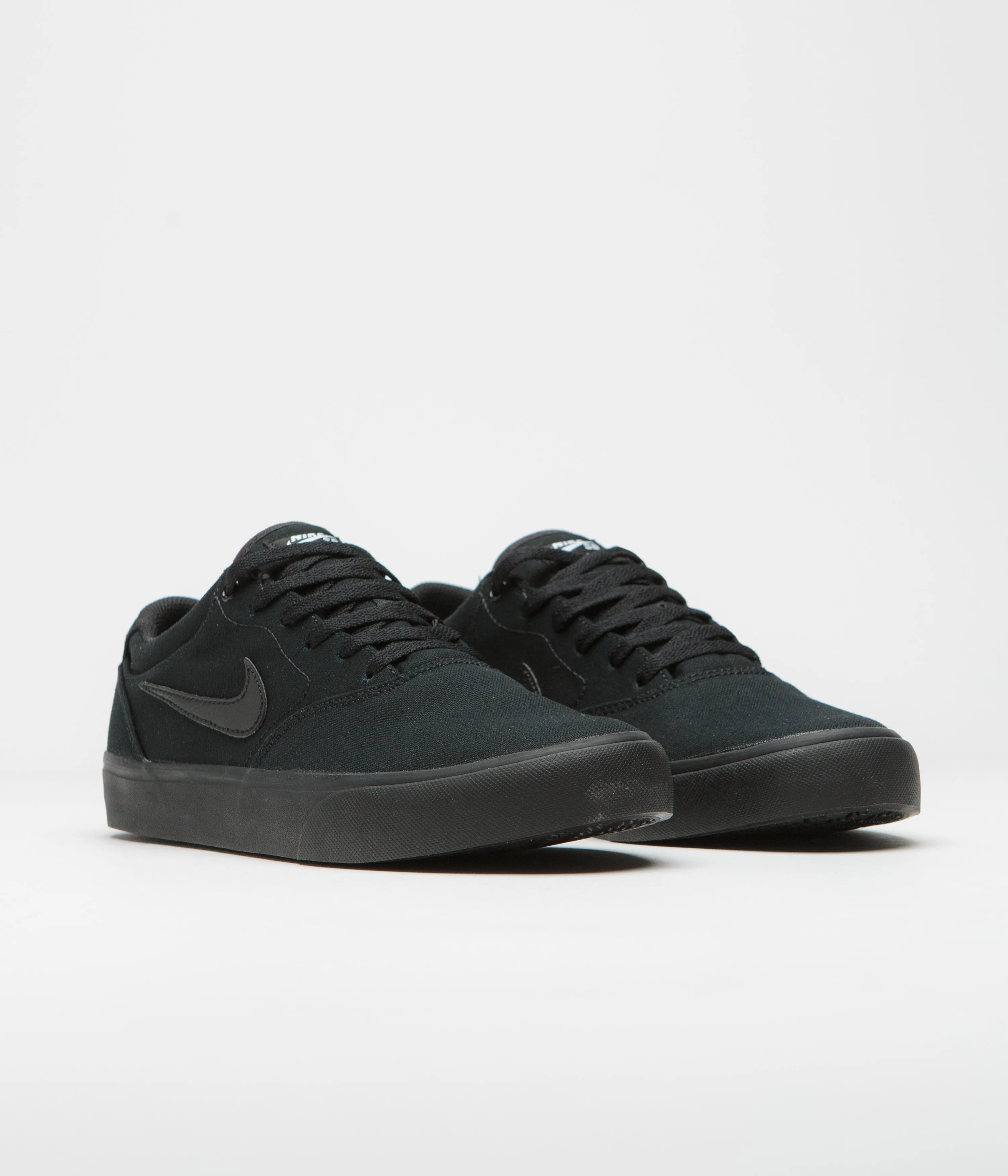 Nike SB Chron 2 Canvas Shoes - Black / Black - Black Nike SB Clothing