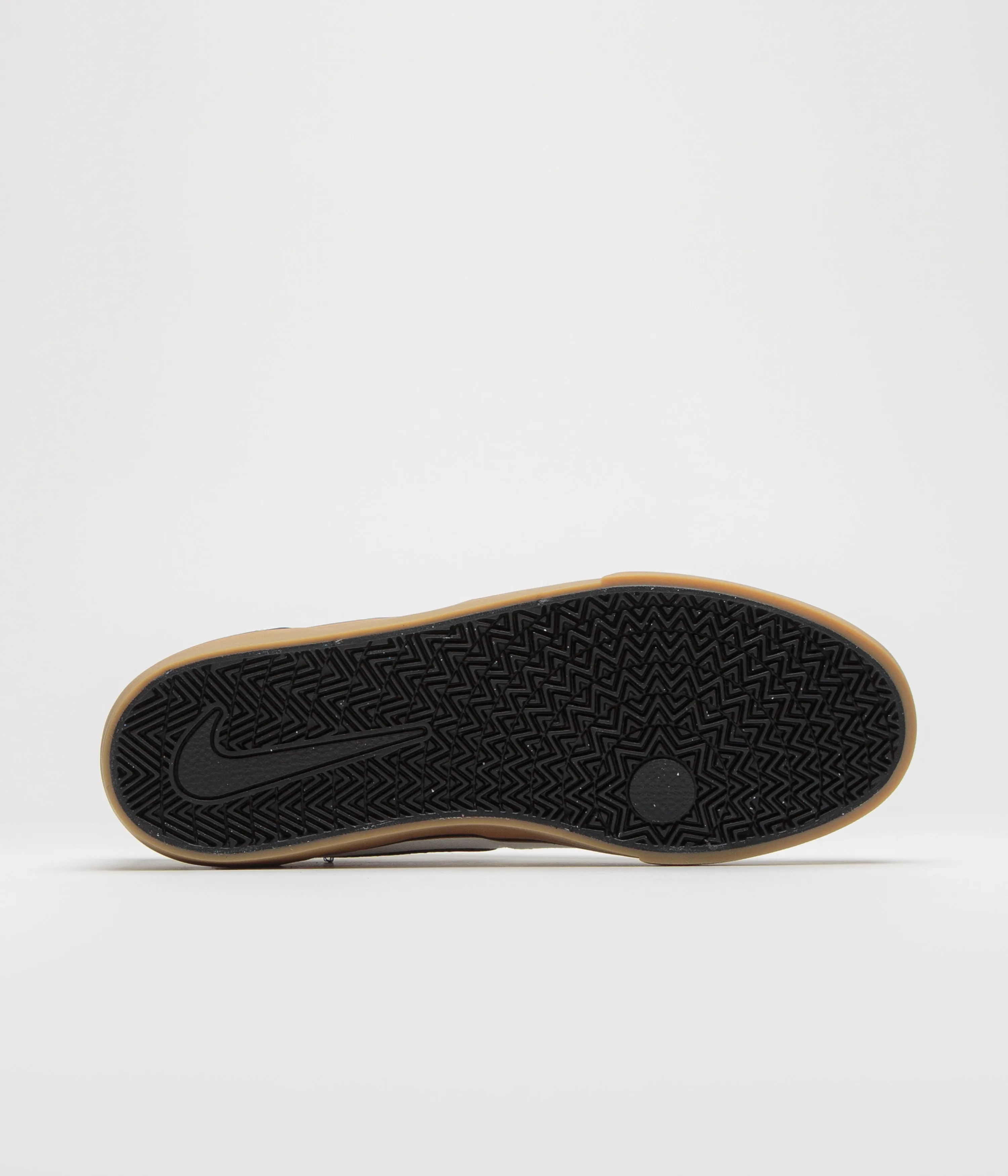 Nike SB Chron 2 Canvas Shoes - White / Black - White - Gum Light Brown Nike SB Clothing