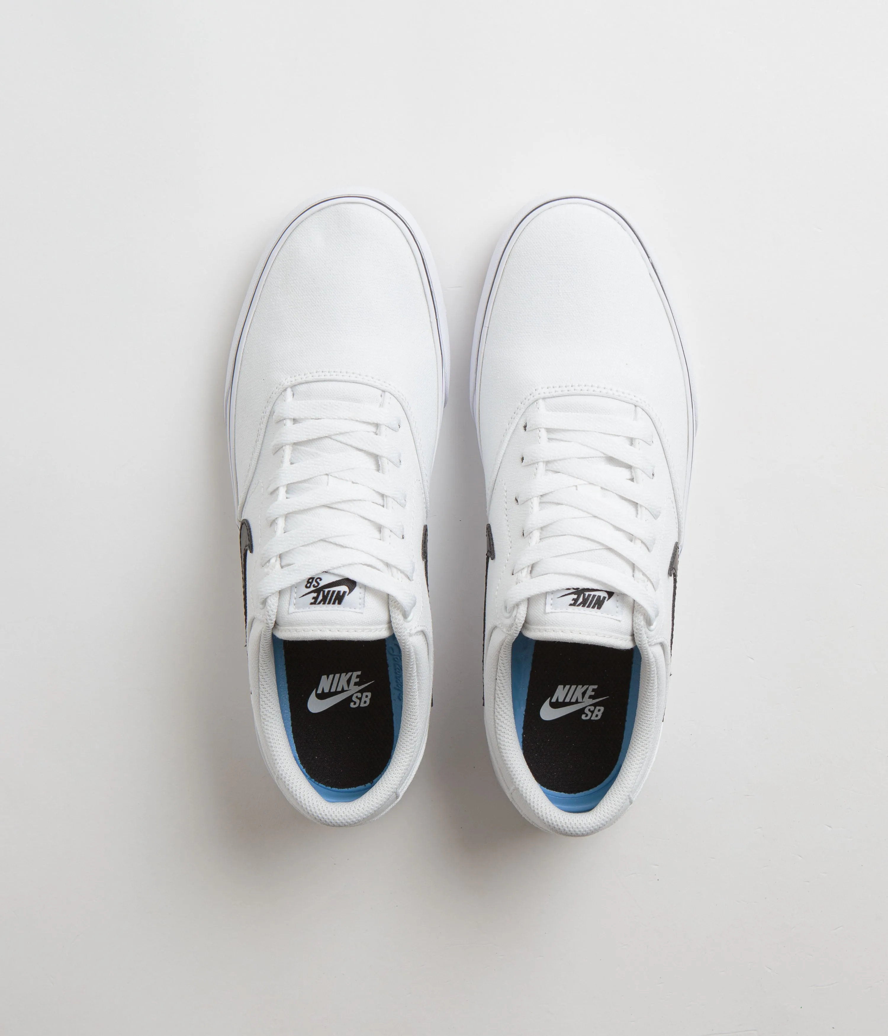 Nike SB Chron 2 Canvas Shoes - White / Black - White Nike SB Clothing