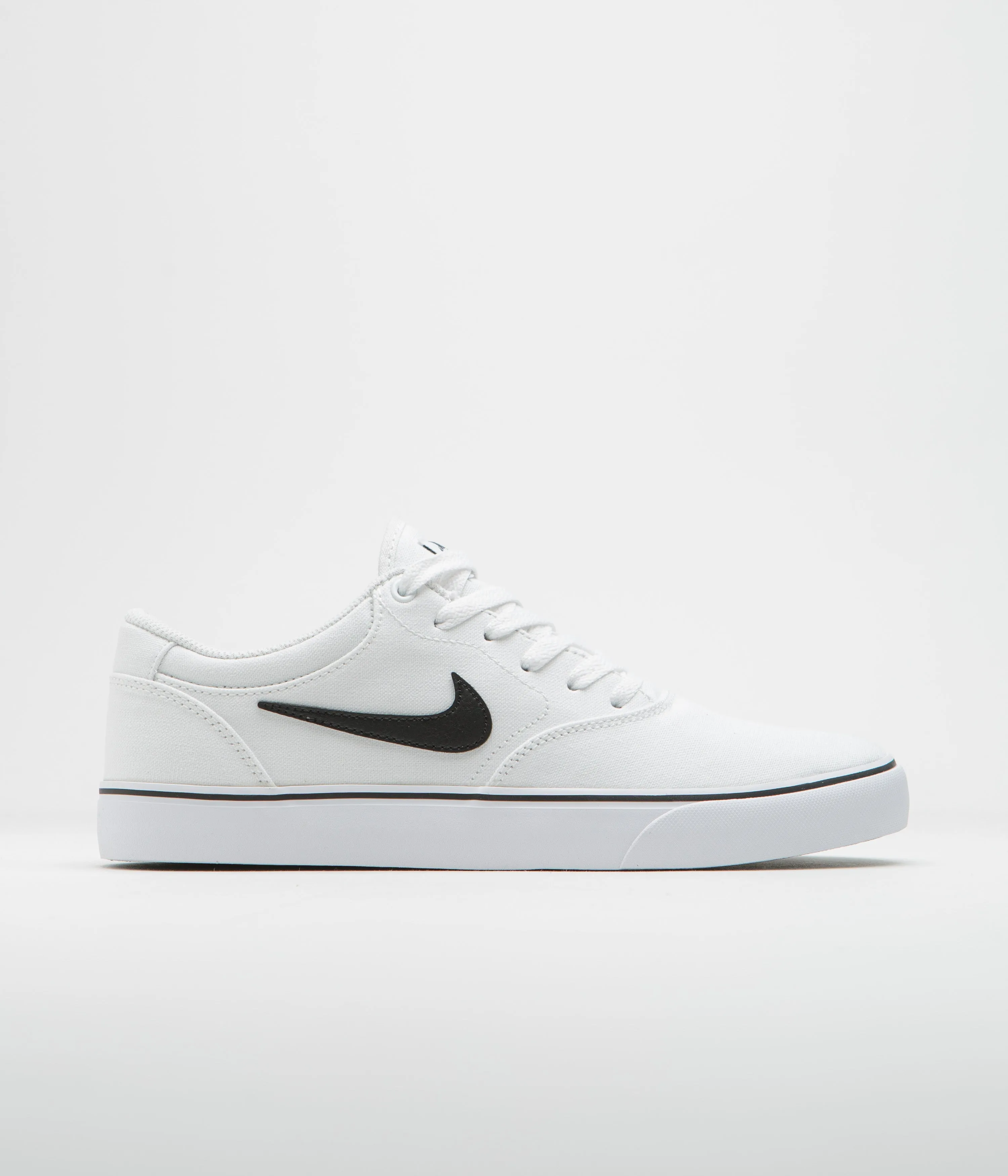 Nike SB Chron 2 Canvas Shoes - White / Black - White Nike SB Clothing
