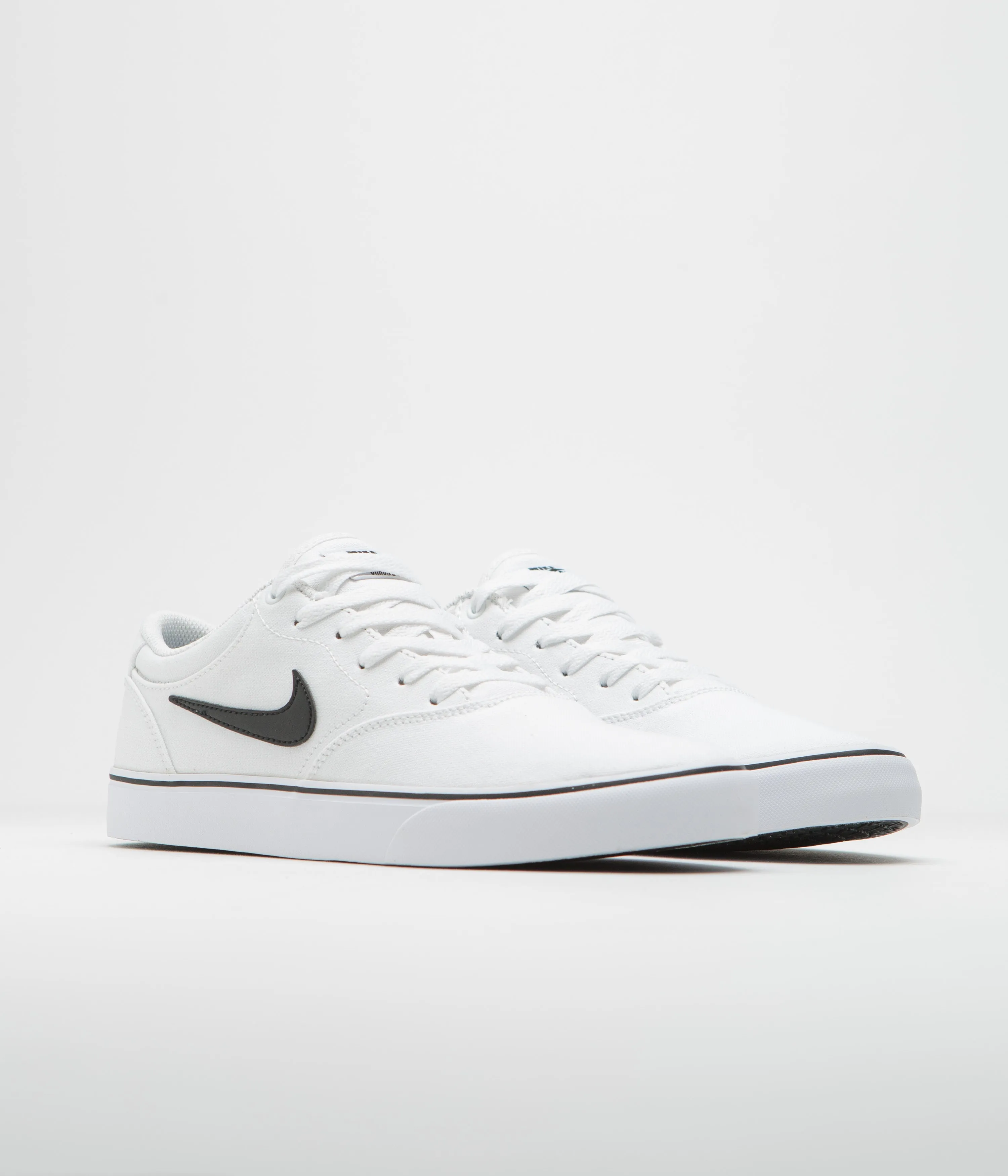Nike SB Chron 2 Canvas Shoes - White / Black - White Nike SB Clothing