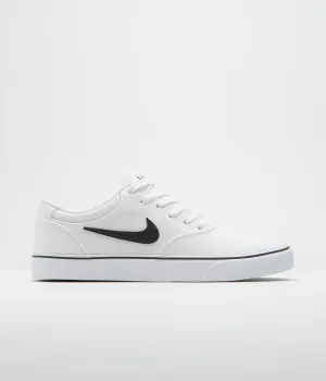 Nike SB Chron 2 Canvas Shoes - White / Black - White Nike SB Clothing