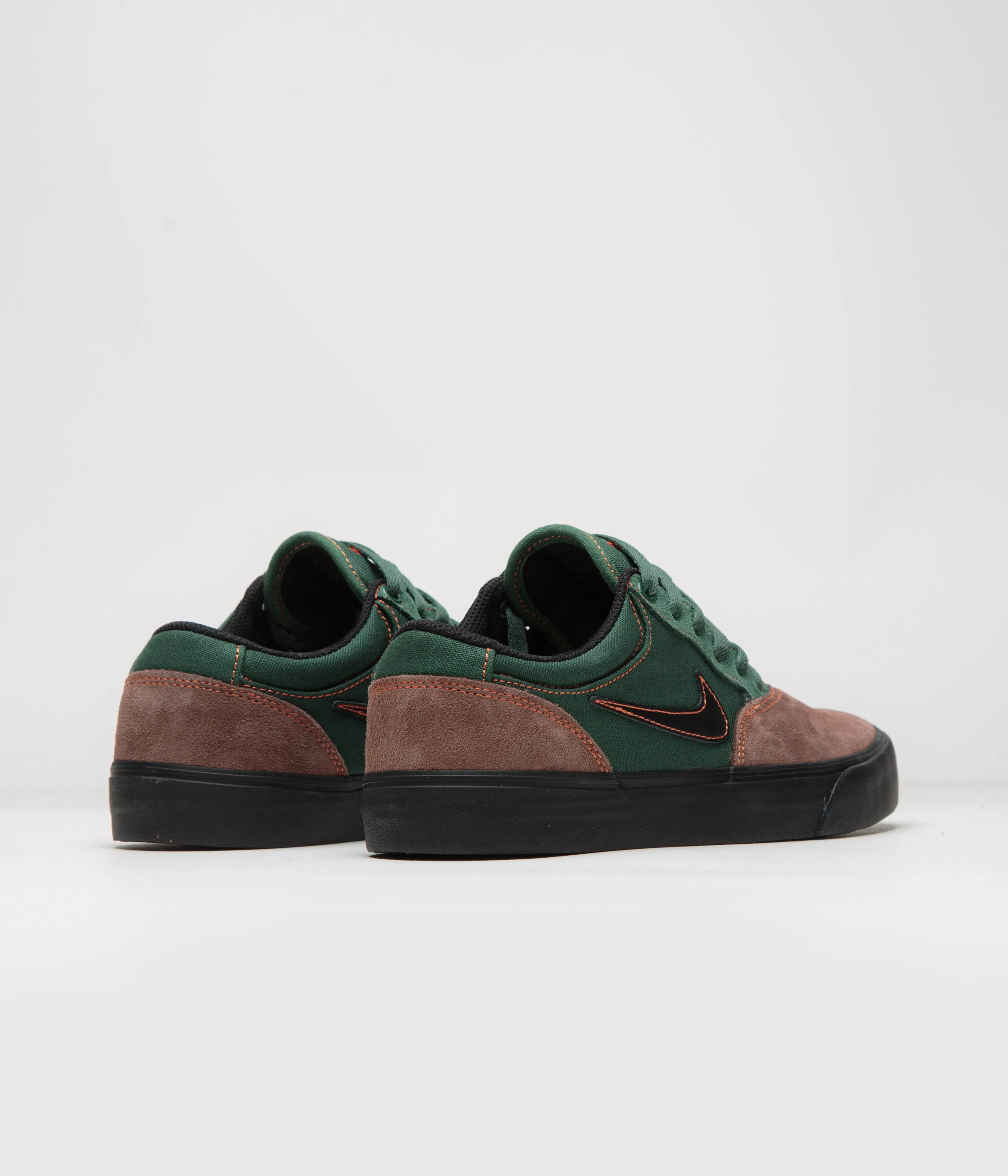 Nike SB Chron 2 Shoes - Light Chocolate / Black - Noble Green Nike SB Clothing