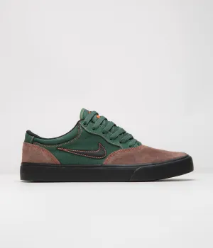 Nike SB Chron 2 Shoes - Light Chocolate / Black - Noble Green Nike SB Clothing