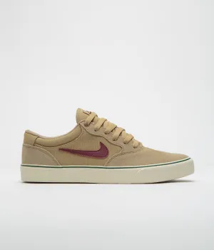 Nike SB Chron 2 Shoes - Parachute Beige / Dark Team Red Nike SB Clothing