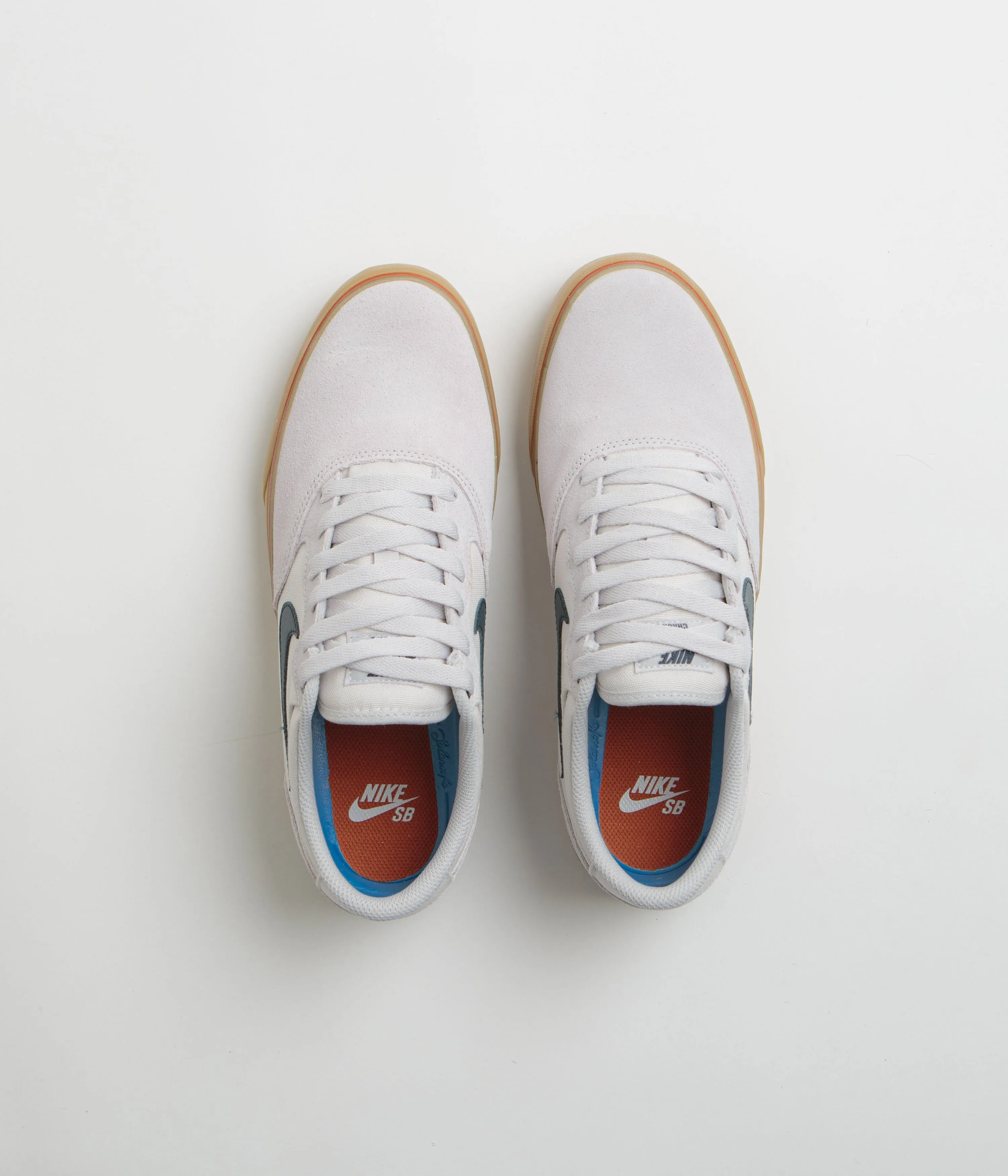 Nike SB Chron 2 Shoes - Vast Grey / Armory Navy - Dark Russet Nike SB Clothing
