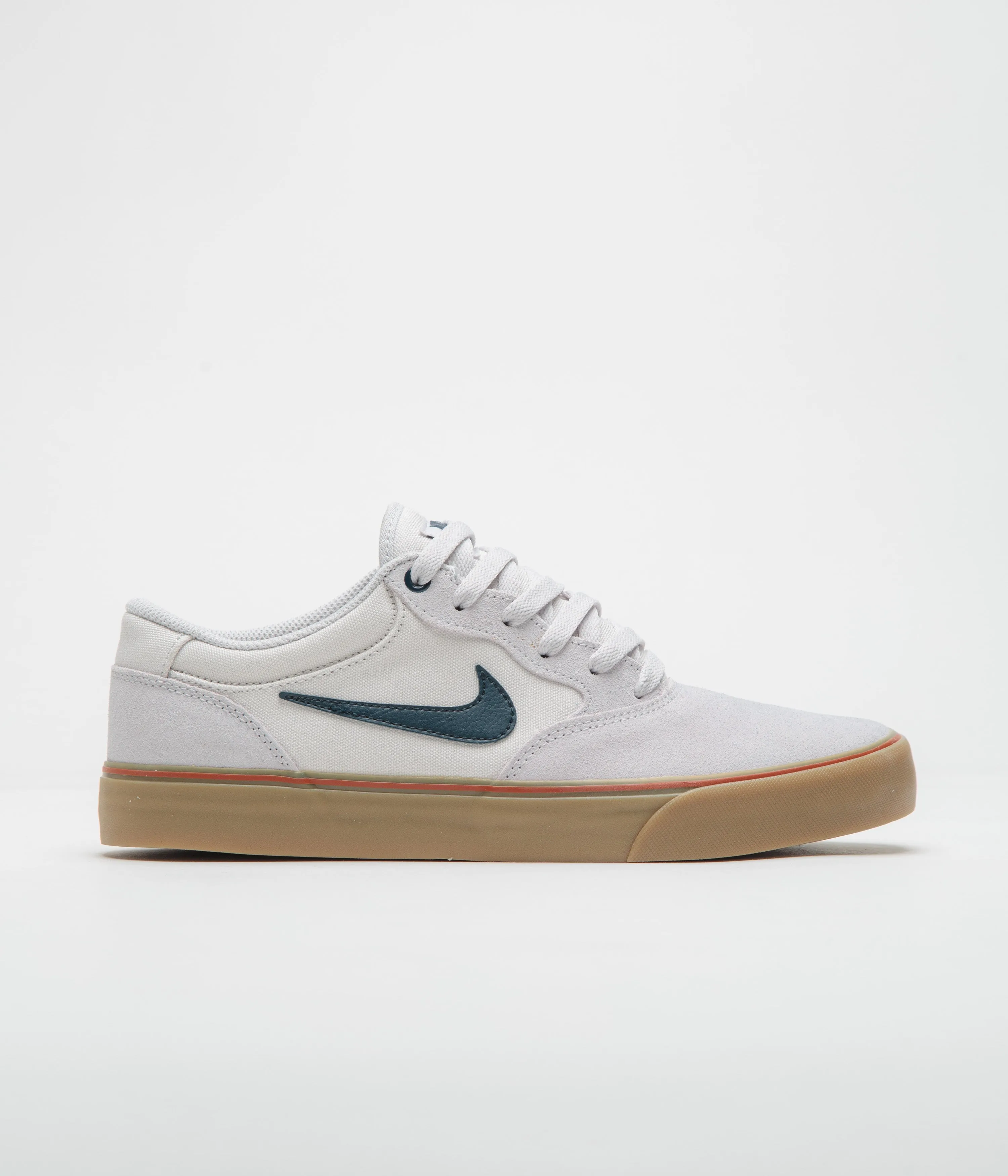 Nike SB Chron 2 Shoes - Vast Grey / Armory Navy - Dark Russet Nike SB Clothing