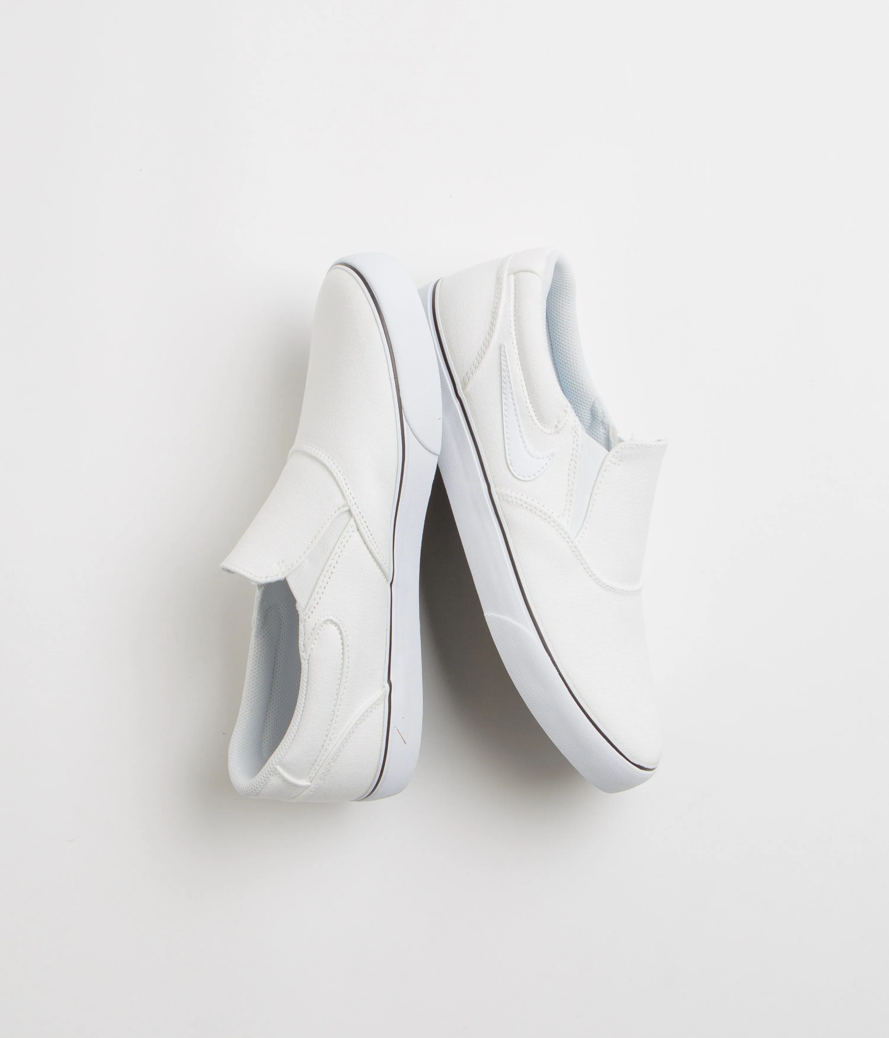 Nike SB Chron 2 Slip Shoes - White / White - White - Black Nike SB Clothing