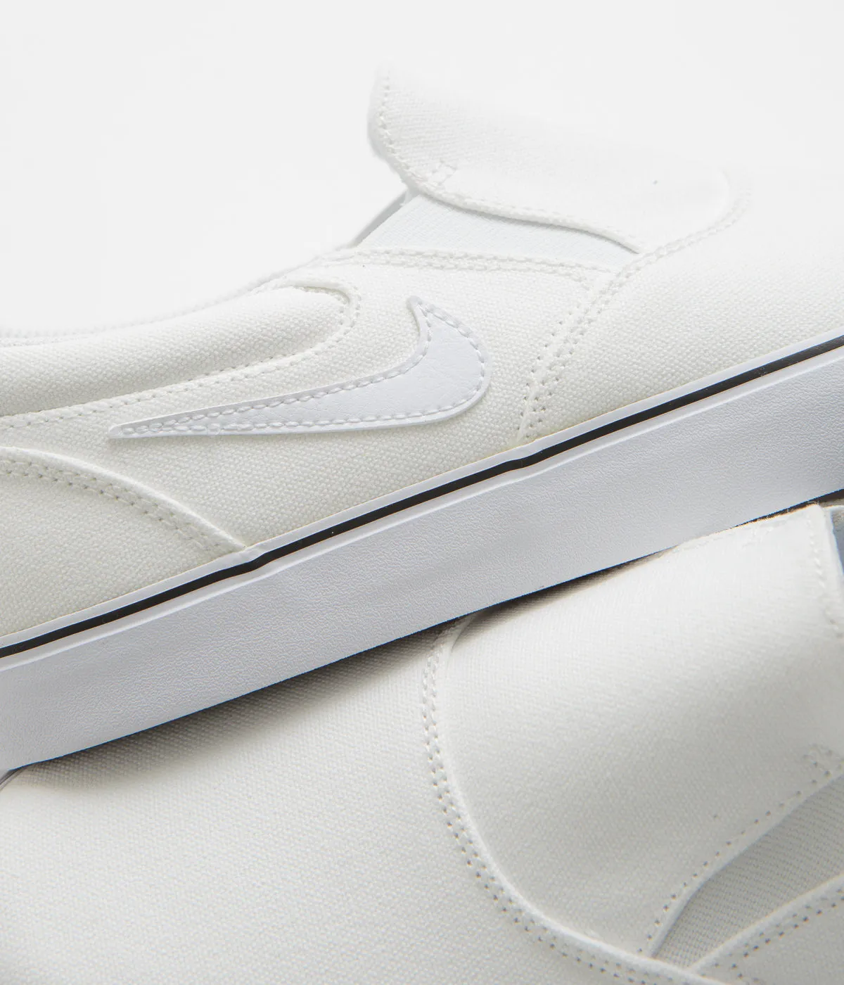 Nike SB Chron 2 Slip Shoes - White / White - White - Black Nike SB Clothing