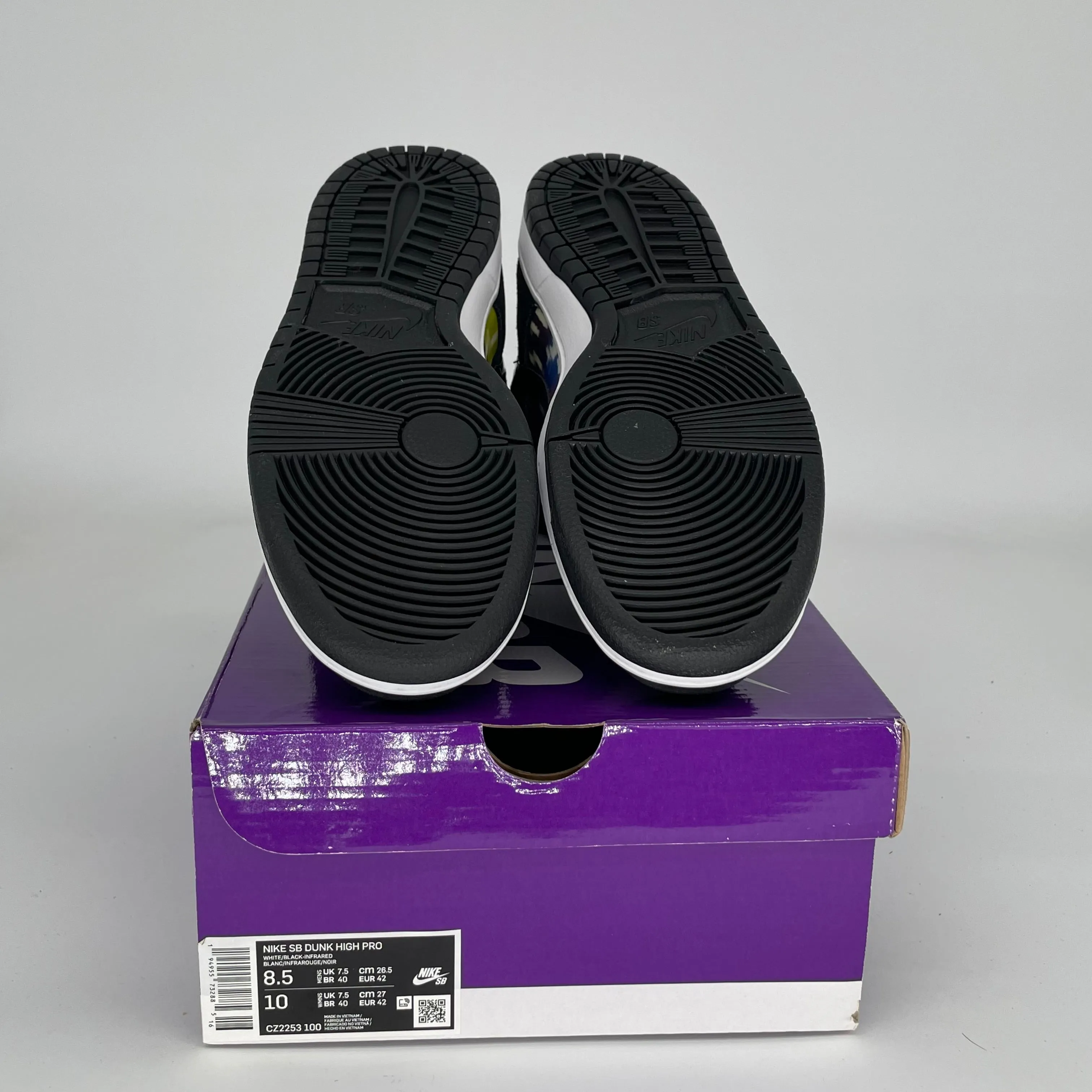 NIKE SB DUNK HIGH TV SIGNAL SIZE 8.5 CZ2253-100