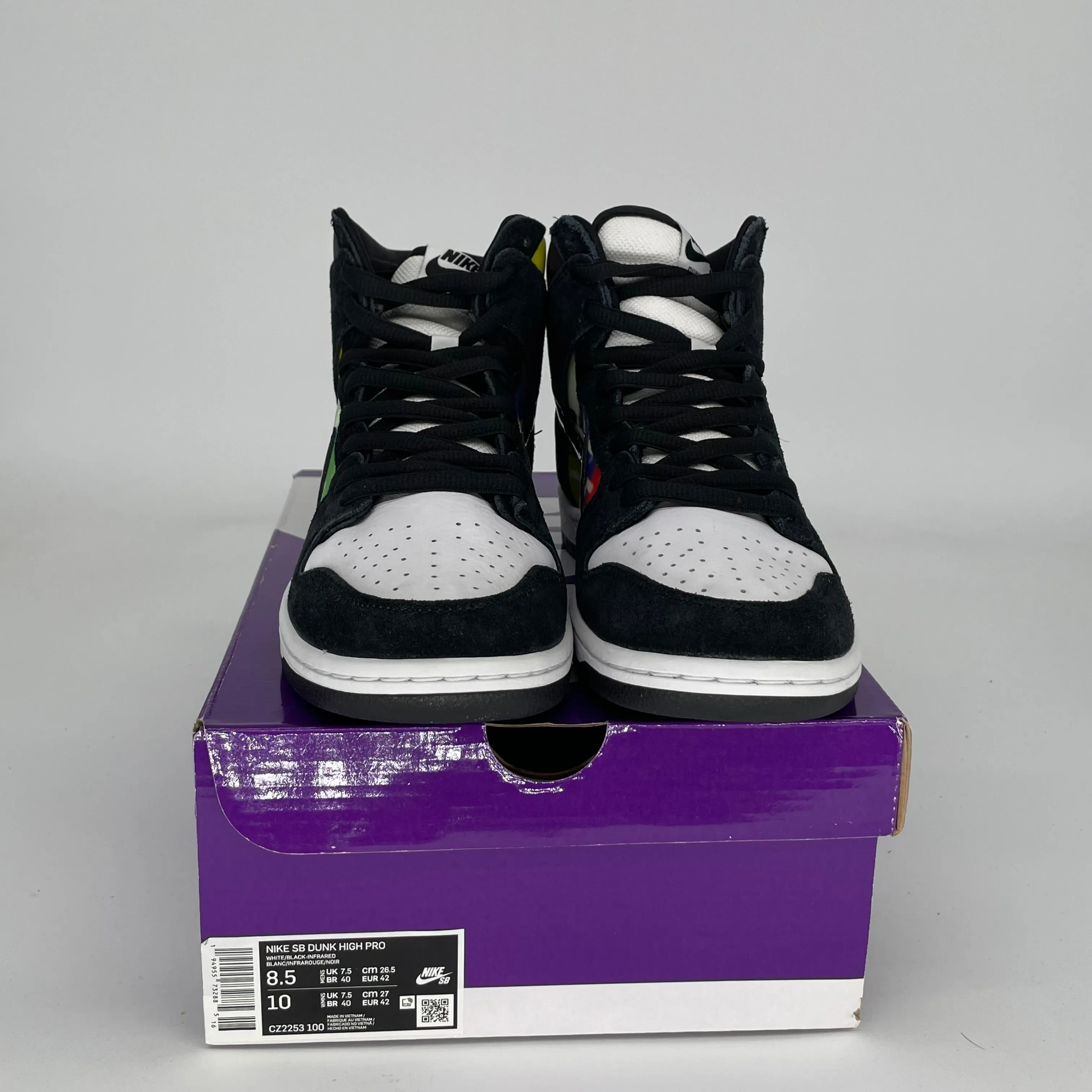 NIKE SB DUNK HIGH TV SIGNAL SIZE 8.5 CZ2253-100
