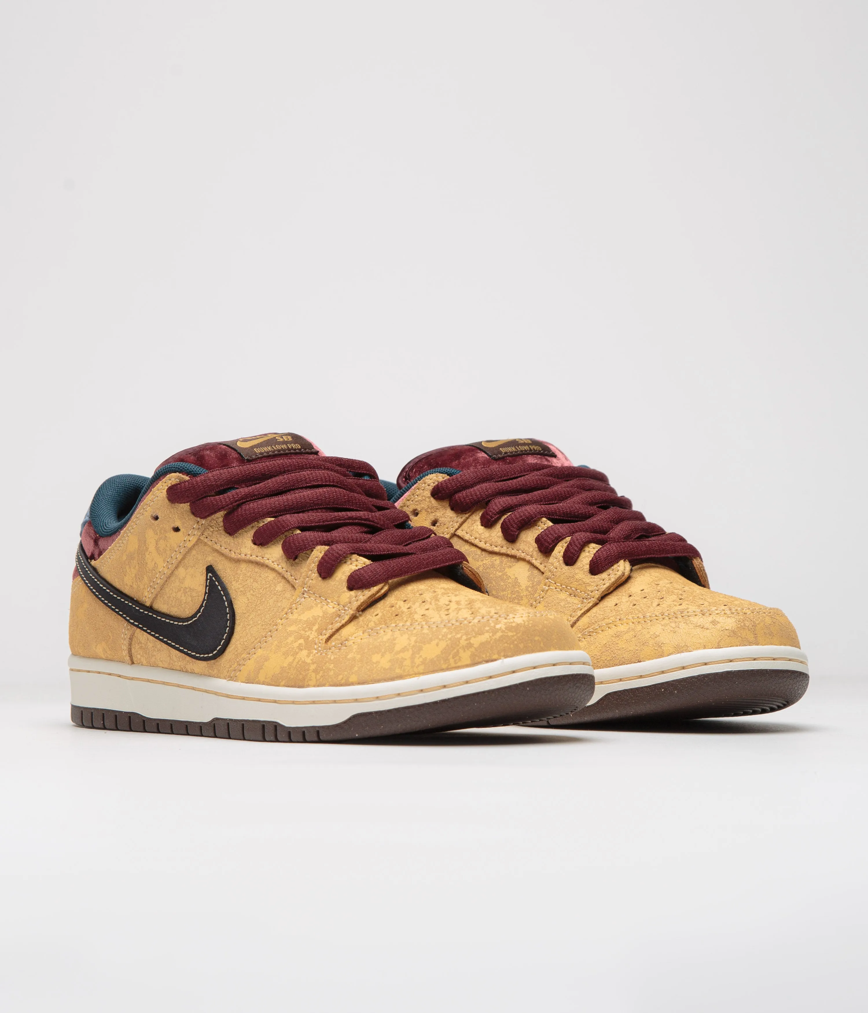 Nike SB Dunk Low Pro ‘City of Cinema’ Shoes - Celestial Gold / Black - Dark Team Red Nike SB Clothing