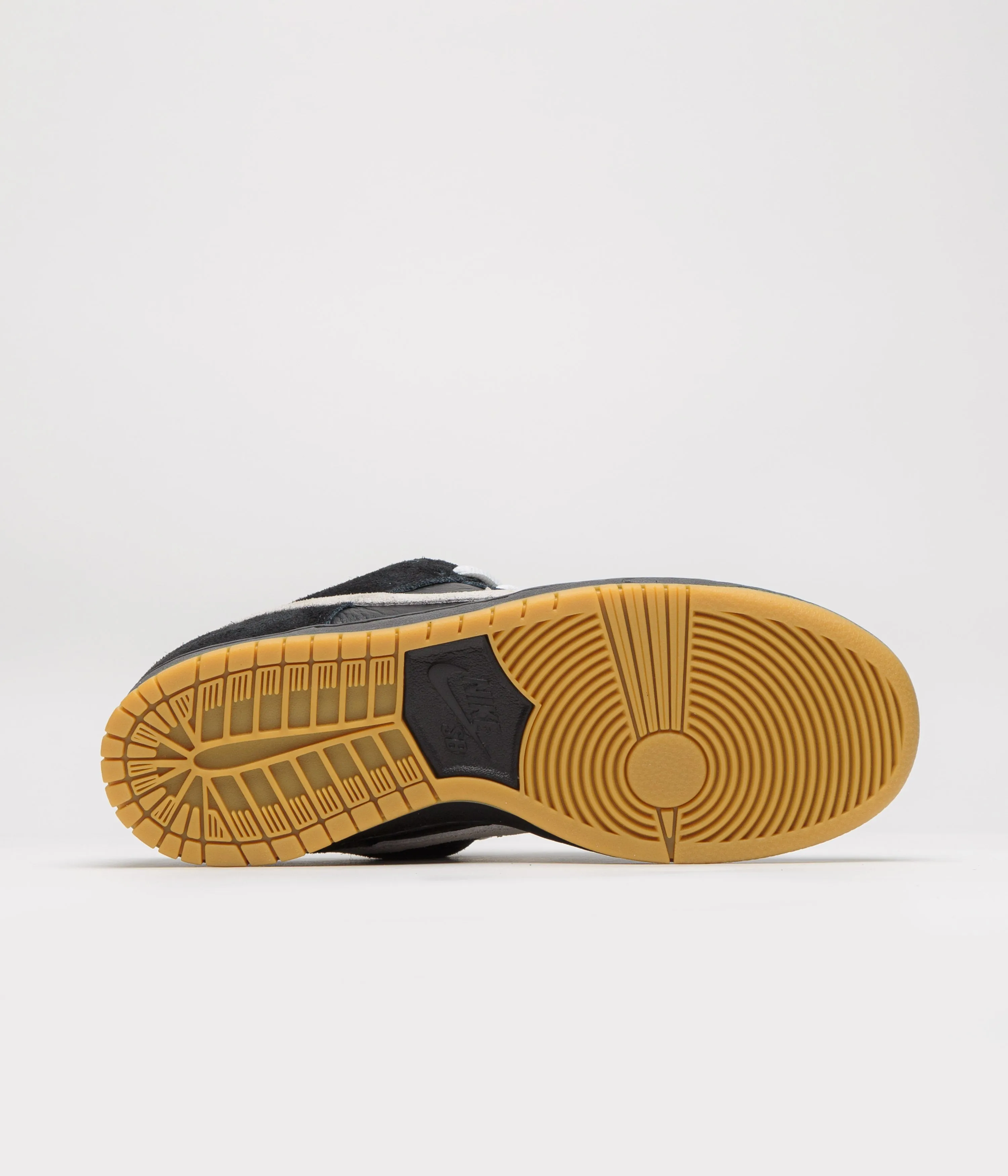 Nike SB Dunk Low Pro Shoes - Black / White - Black - Gum Light Brown - Black Nike SB Clothing