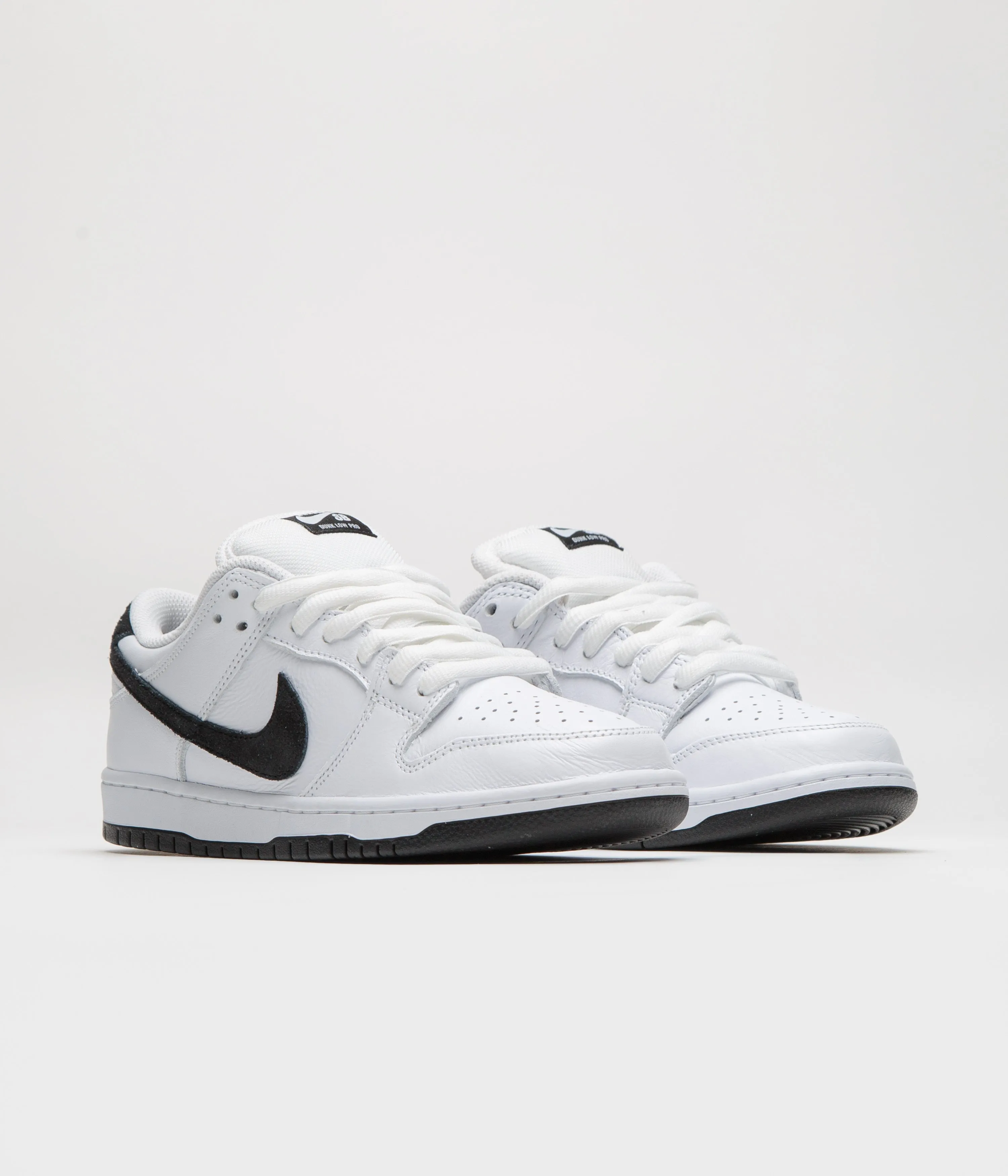 Nike SB Dunk Low Pro Shoes - White / Black - White - Black Nike SB Clothing