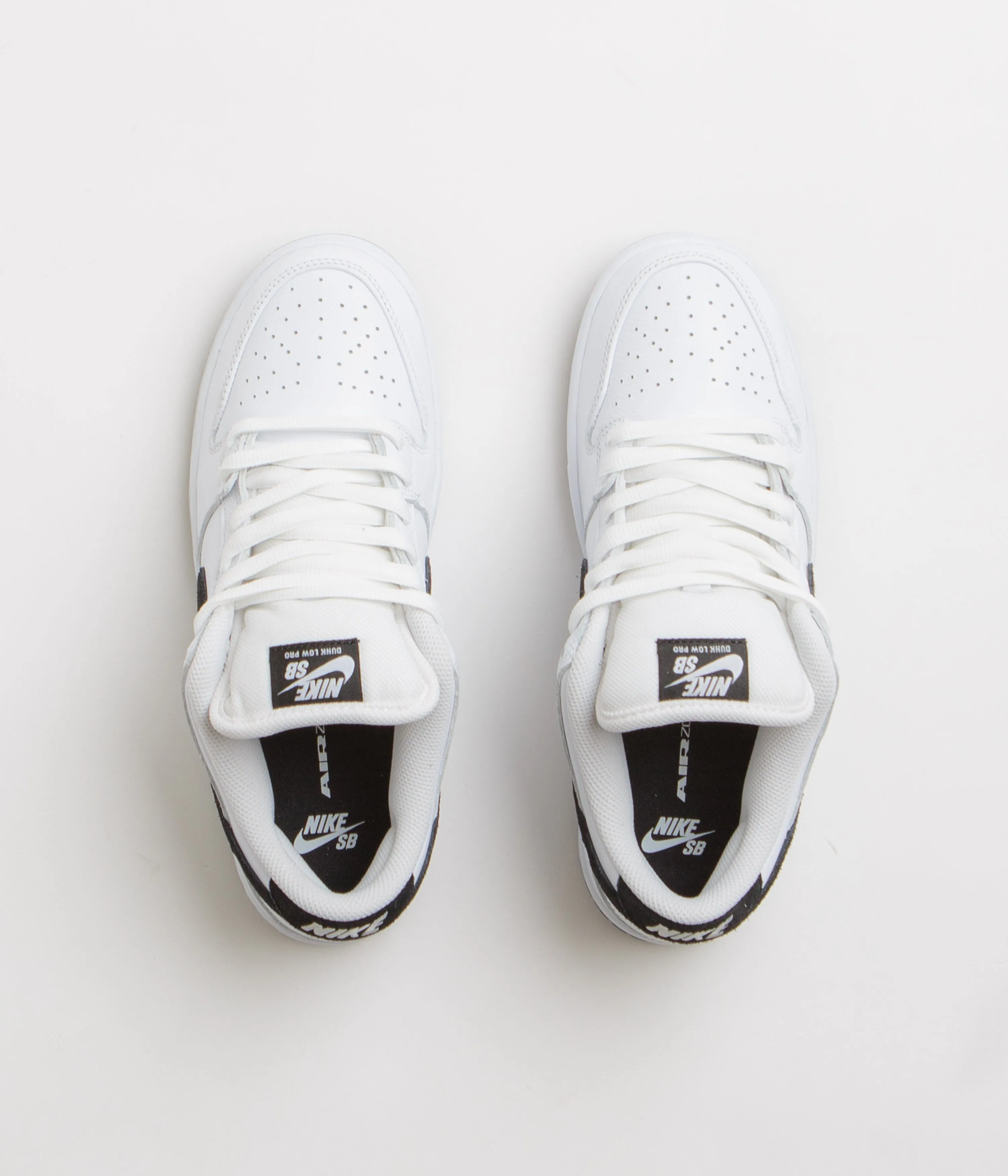 Nike SB Dunk Low Pro Shoes - White / Black - White - Black Nike SB Clothing