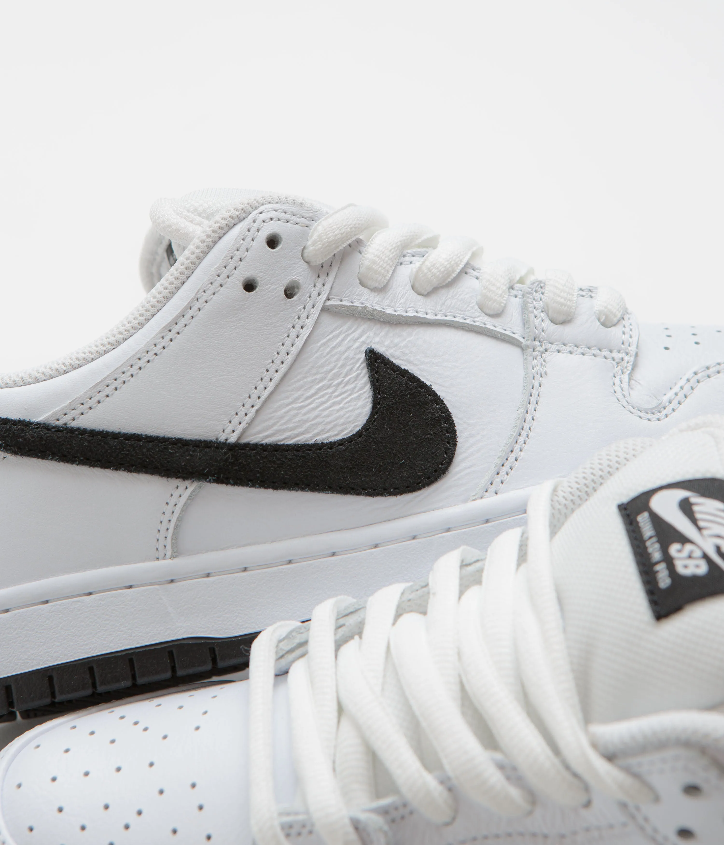 Nike SB Dunk Low Pro Shoes - White / Black - White - Black Nike SB Clothing