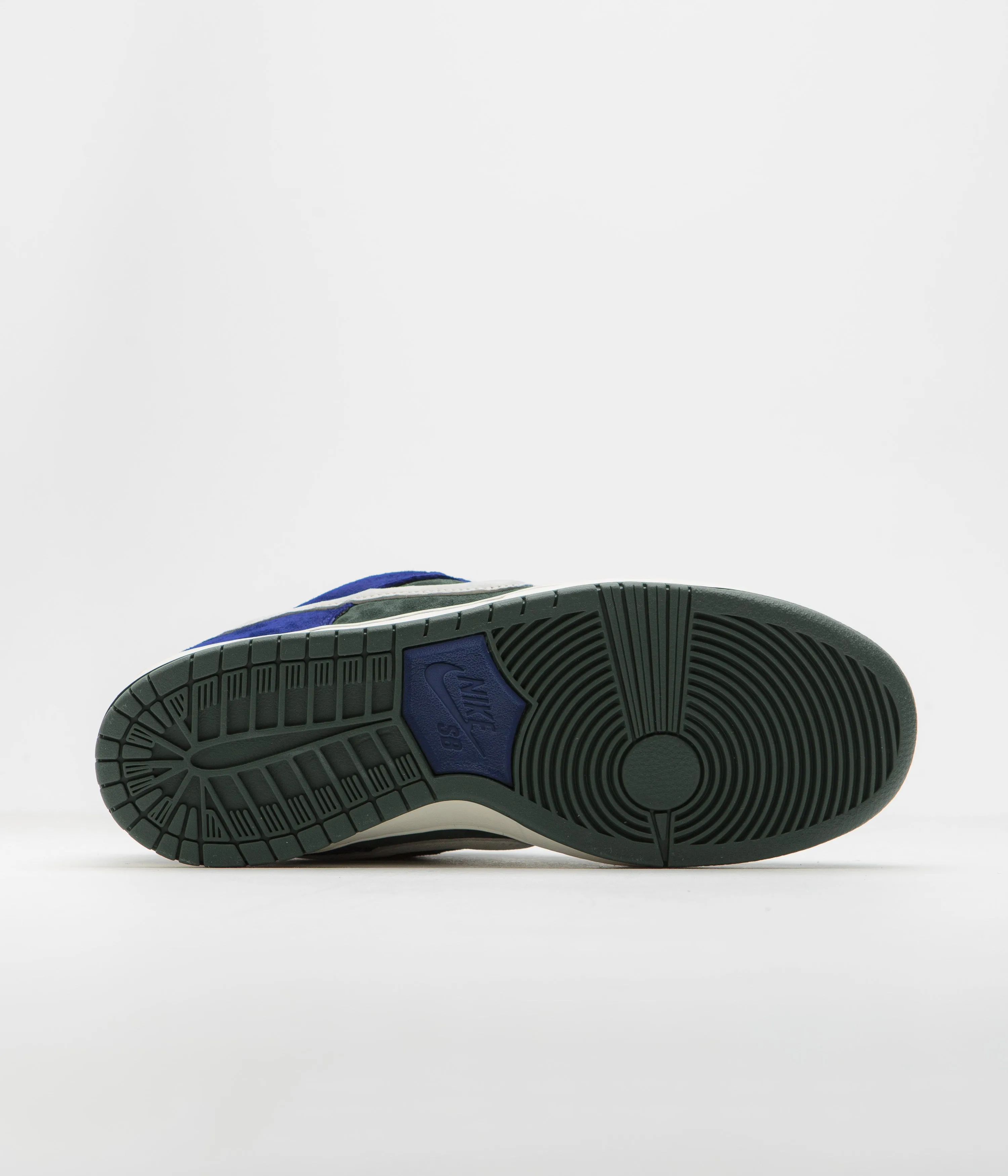 Nike SB Dunk Low Pro 'Wildcard' Shoes - Deep Royal Blue / Sail - Vintage Green Nike SB Clothing