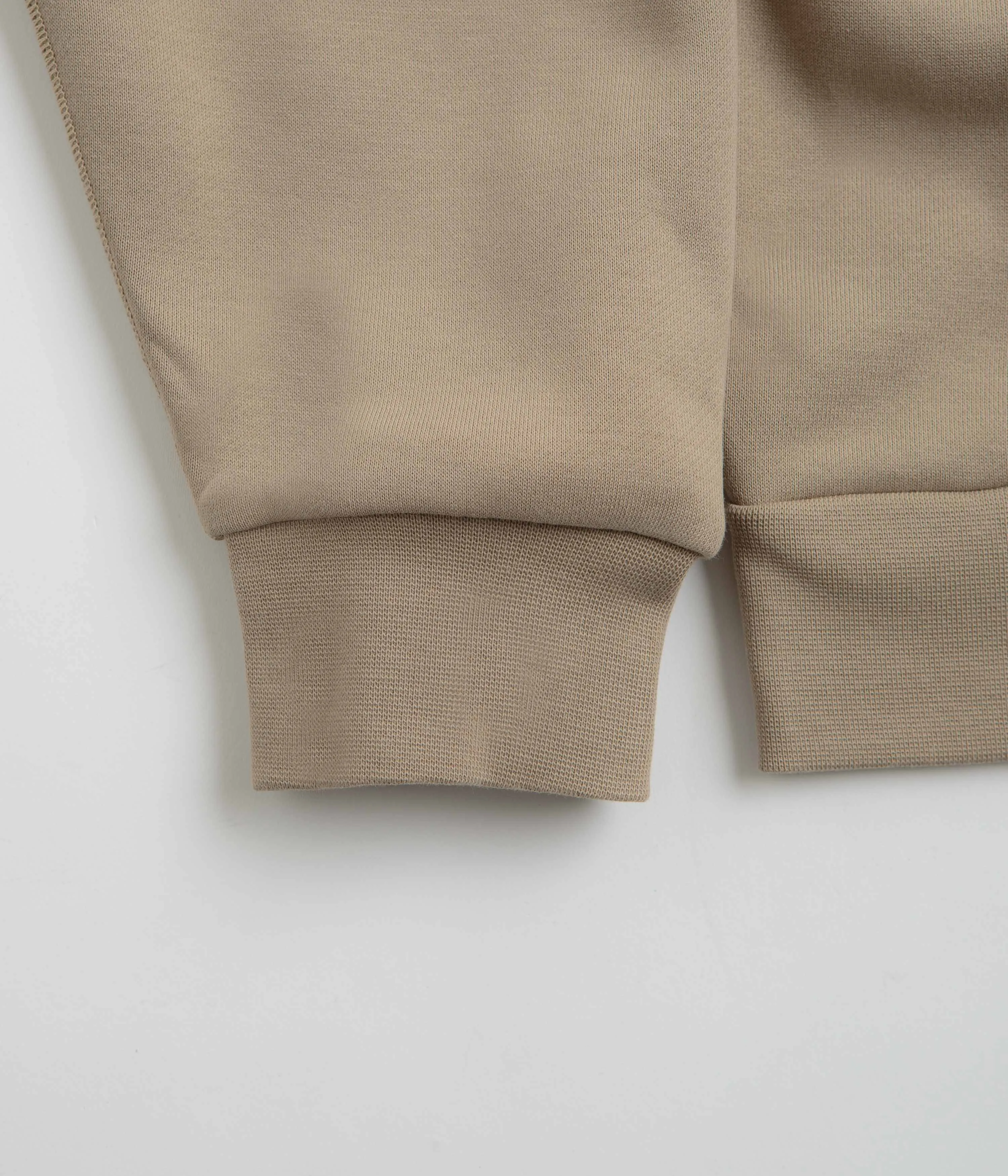 Nike SB Essential Logo Full Zip Hoodie - Khaki / White Nike SB Clothing
