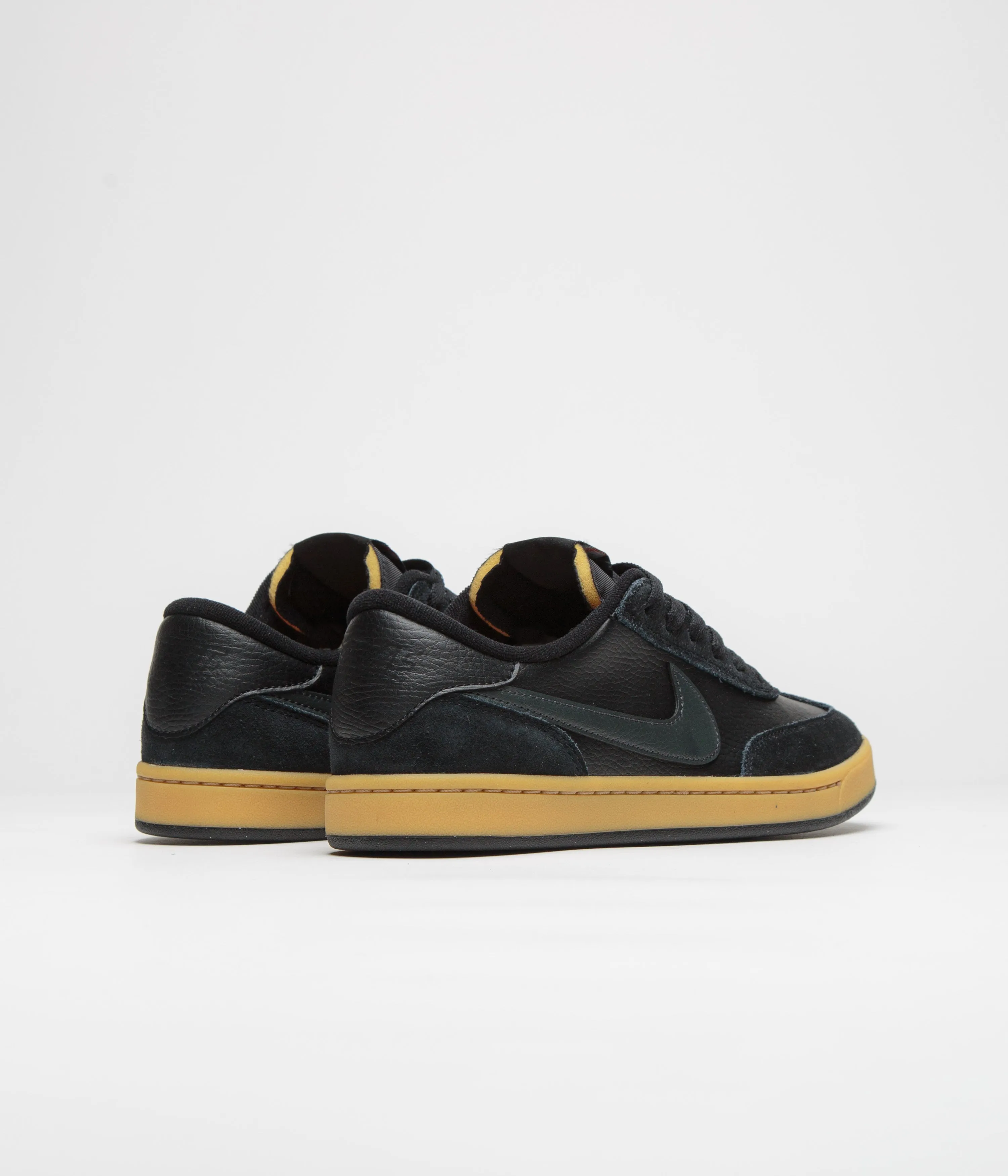 Nike SB FC Classic Shoes - Black / Anthracite - Black - Vivid Orange Nike SB Clothing