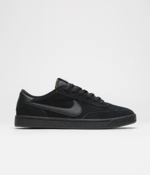 Nike SB FC Classic Shoes - Black / Black - Black - Vivid Orange Nike SB Clothing