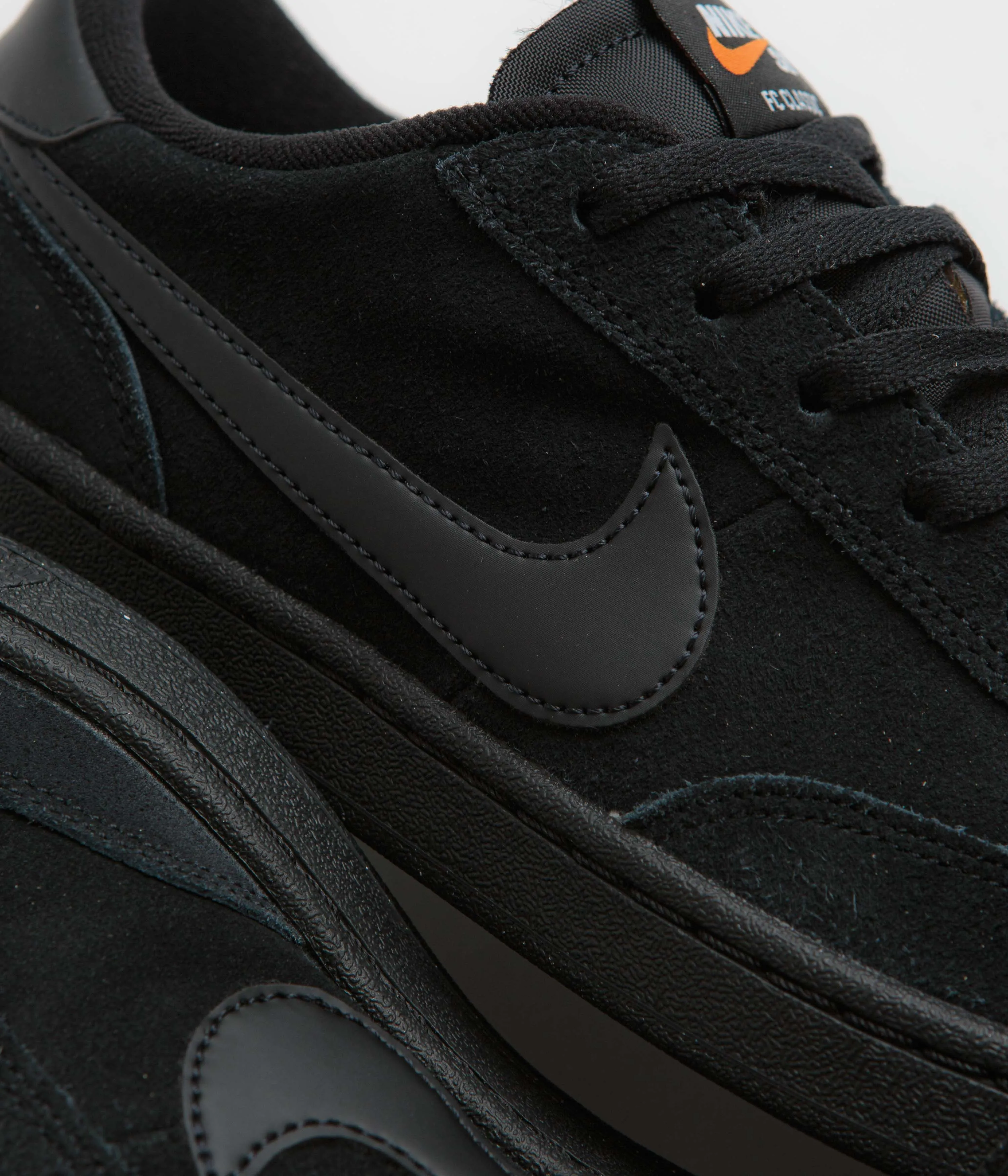 Nike SB FC Classic Shoes - Black / Black - Black - Vivid Orange Nike SB Clothing