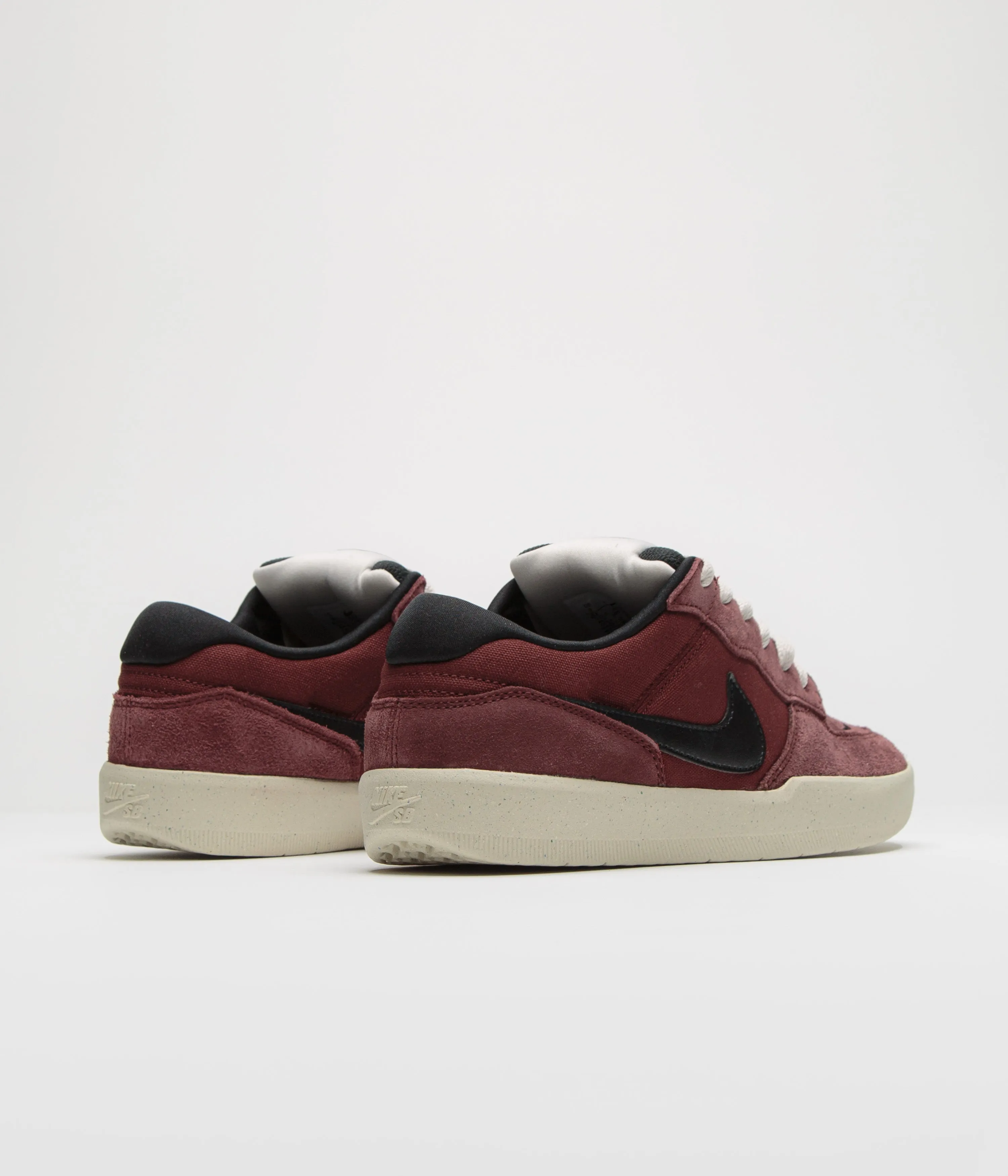 Nike SB Force 58 Shoes - Dark Team Red / Black - Black - Light Orewood Brown Nike SB Clothing