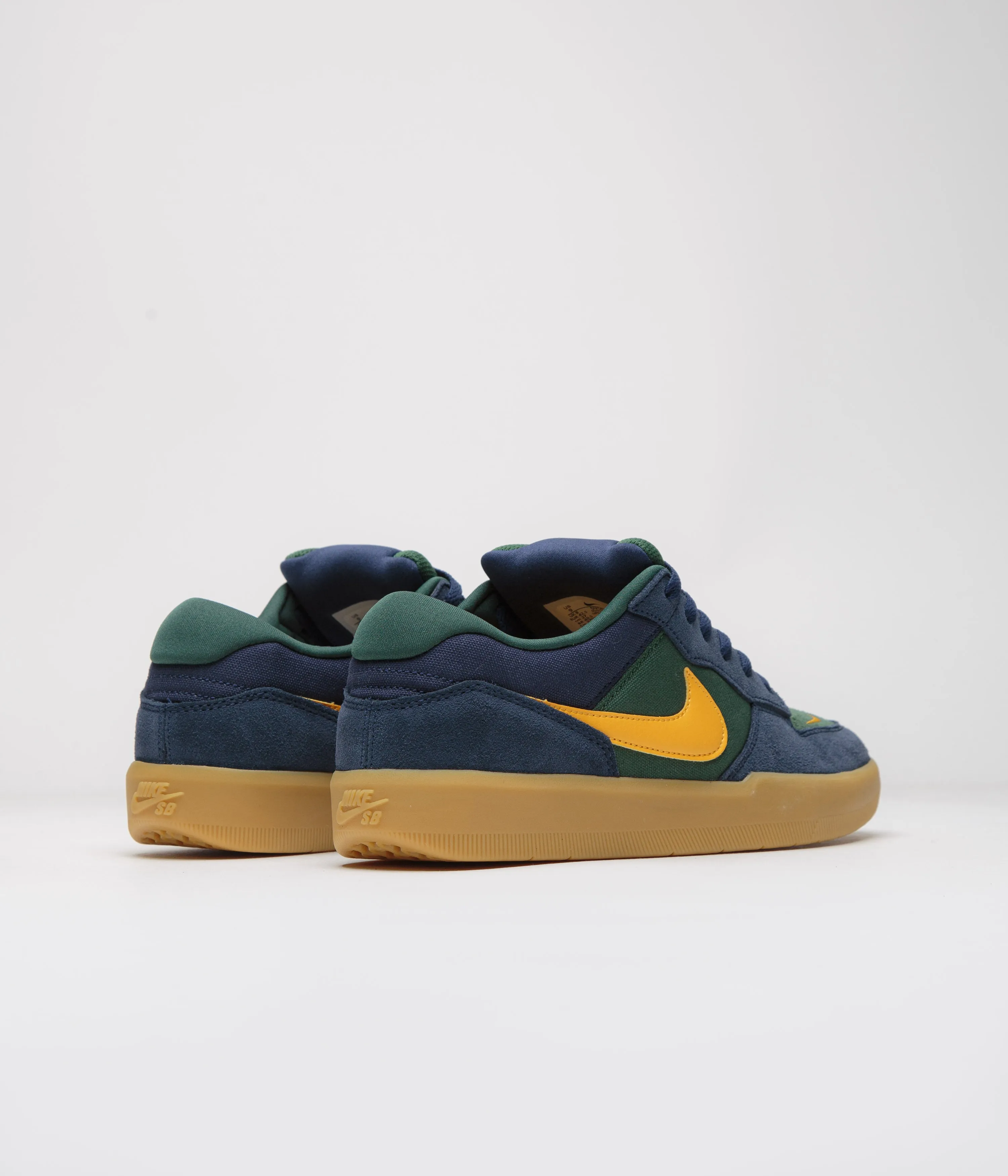 Nike SB Force 58 Shoes - Midnight Navy / University Gold - Fir Nike SB Clothing
