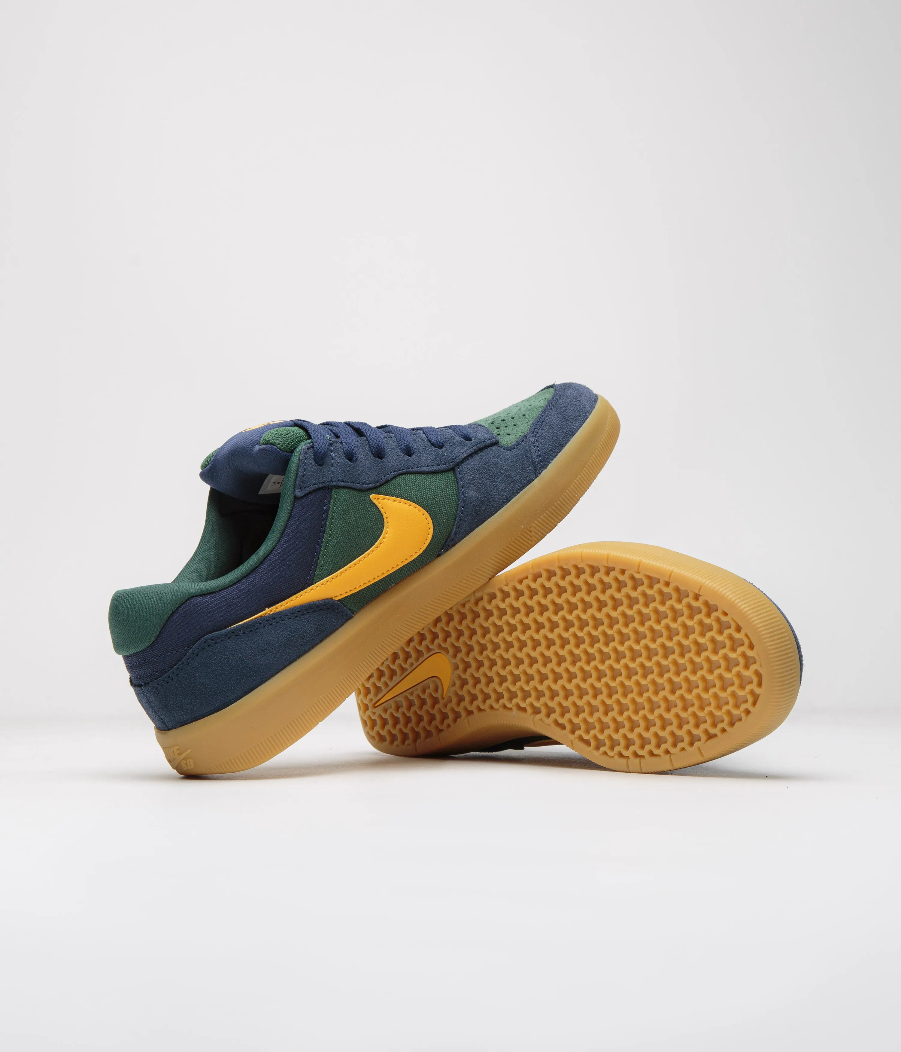 Nike SB Force 58 Shoes - Midnight Navy / University Gold - Fir Nike SB Clothing