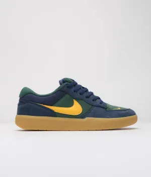 Nike SB Force 58 Shoes - Midnight Navy / University Gold - Fir Nike SB Clothing