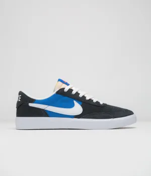 Nike SB Heritage Vulc Shoes - Black / White - Signal Blue - Safety Orange Nike SB Clothing