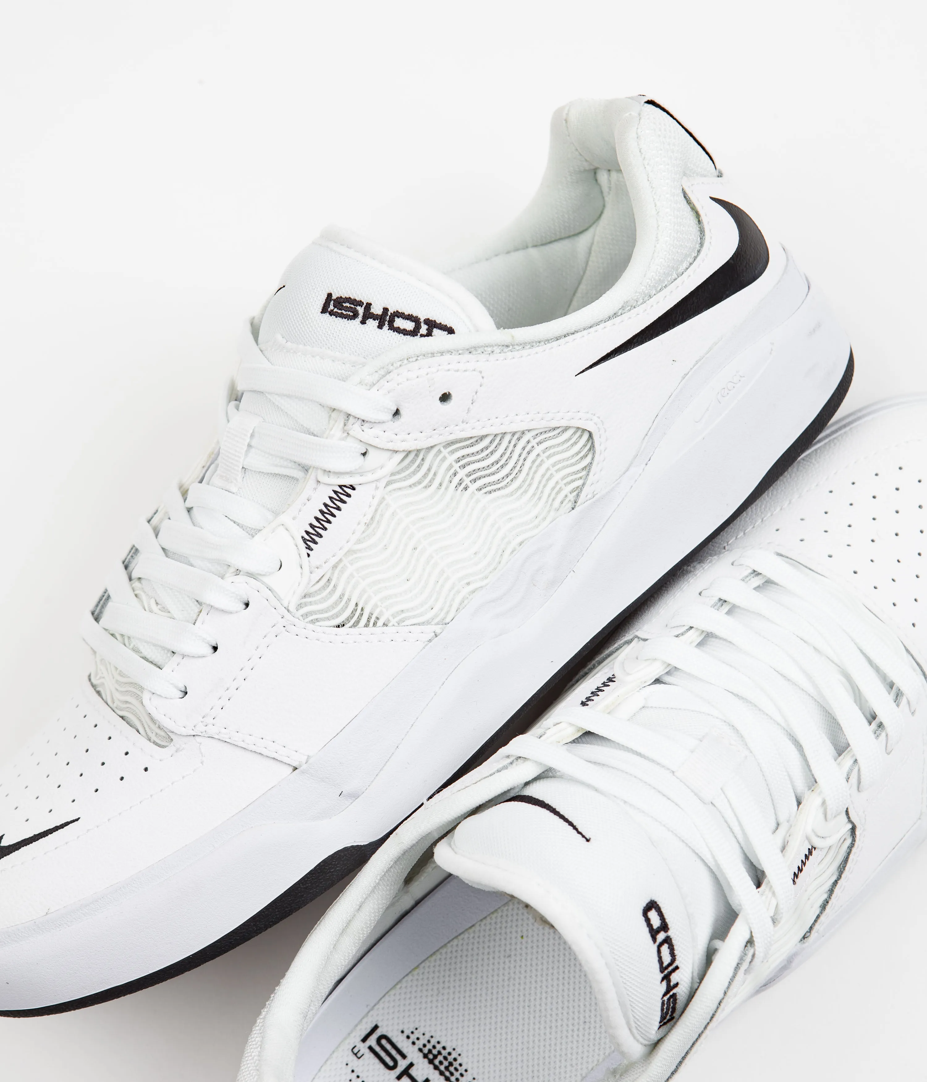 Nike SB Ishod Premium Shoes - White / Black - White - Black Nike SB Clothing
