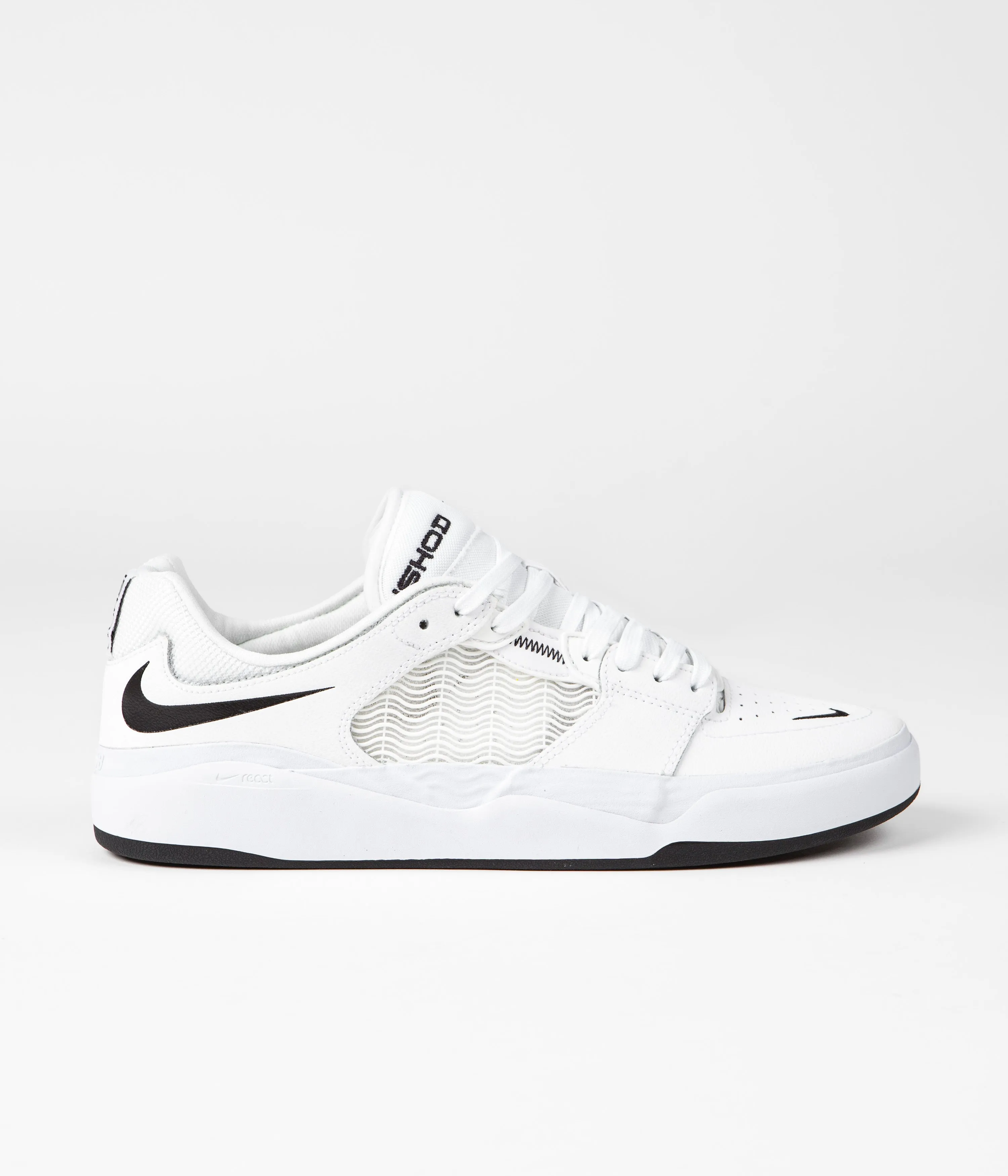 Nike SB Ishod Premium Shoes - White / Black - White - Black Nike SB Clothing
