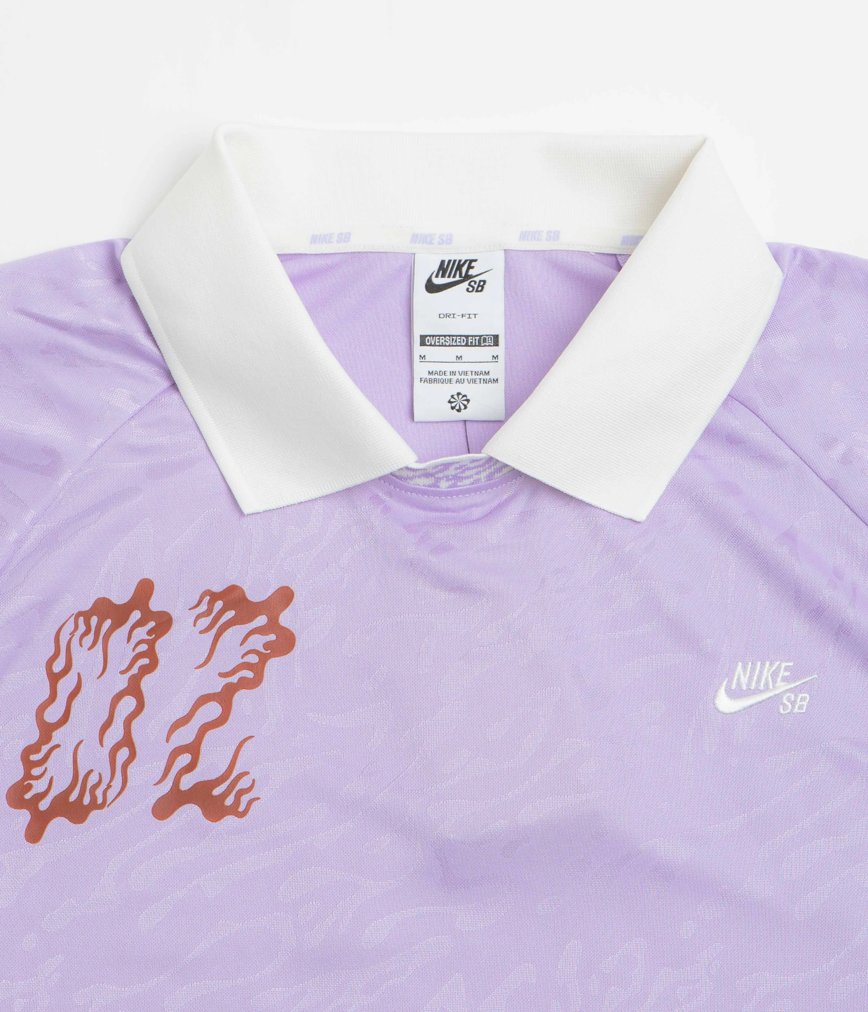 Nike SB Jacquard Jersey - Hydrangeas / Sail / White Nike SB Clothing