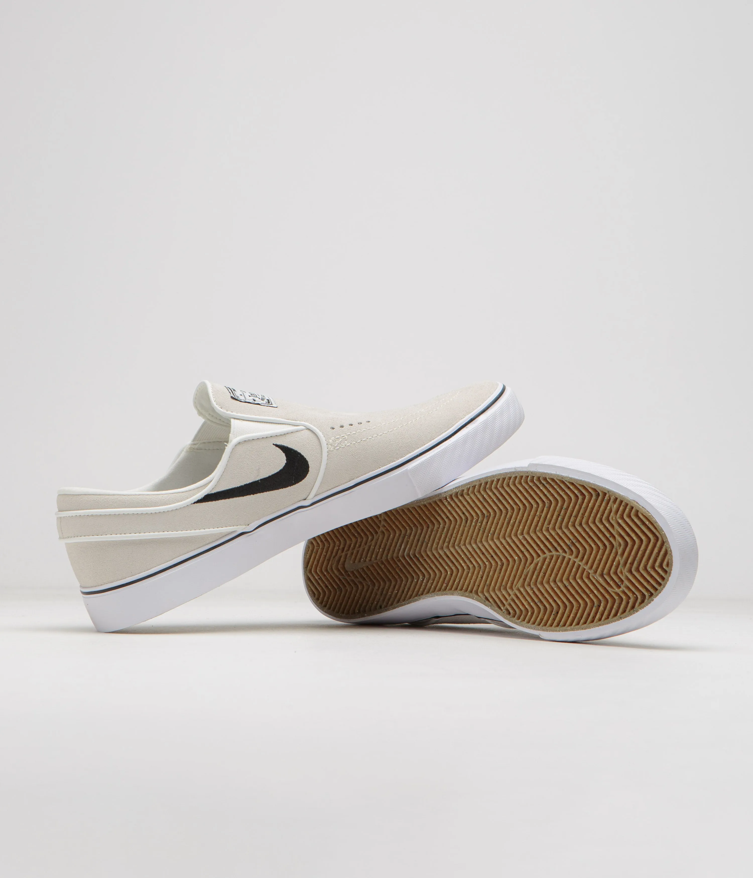 Nike SB Janoski  Slip Shoes - Summit White / Black - Summit White - White Nike SB Clothing